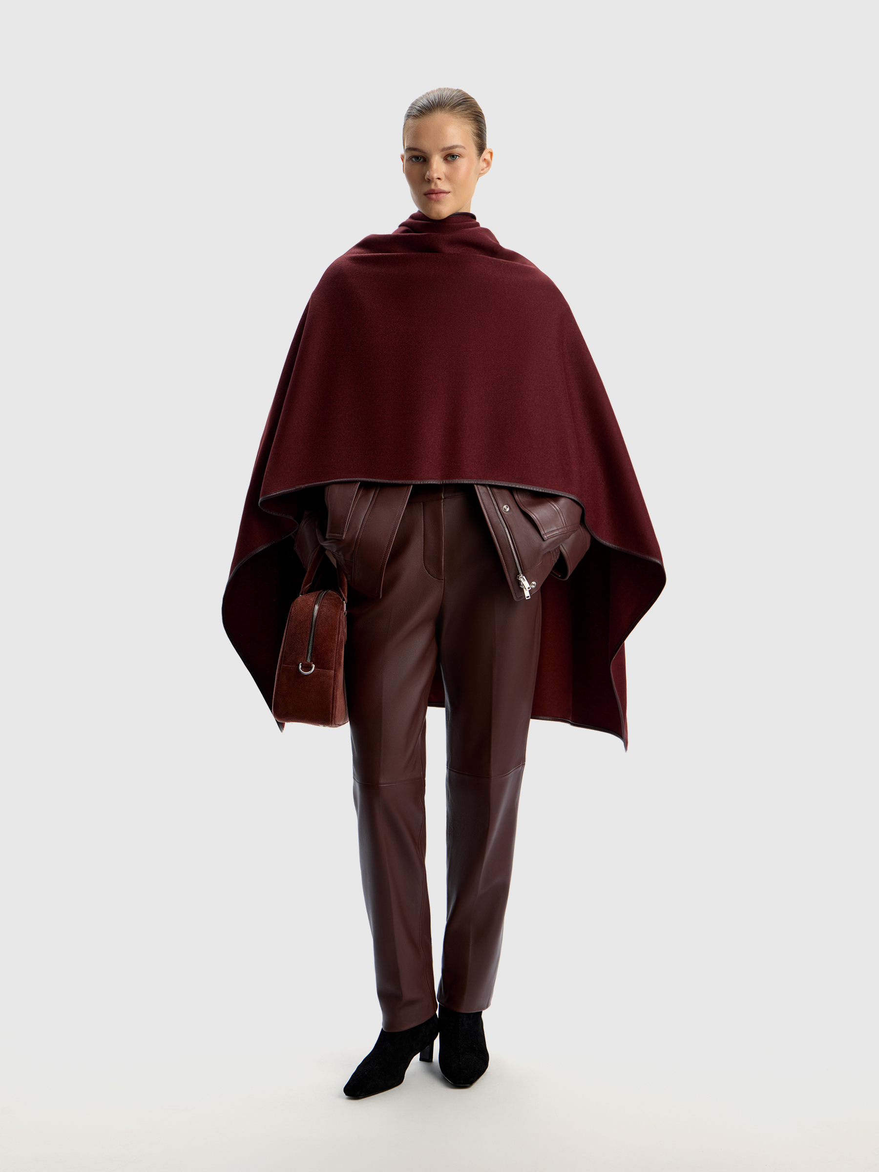 Брюки Sleek из кожи