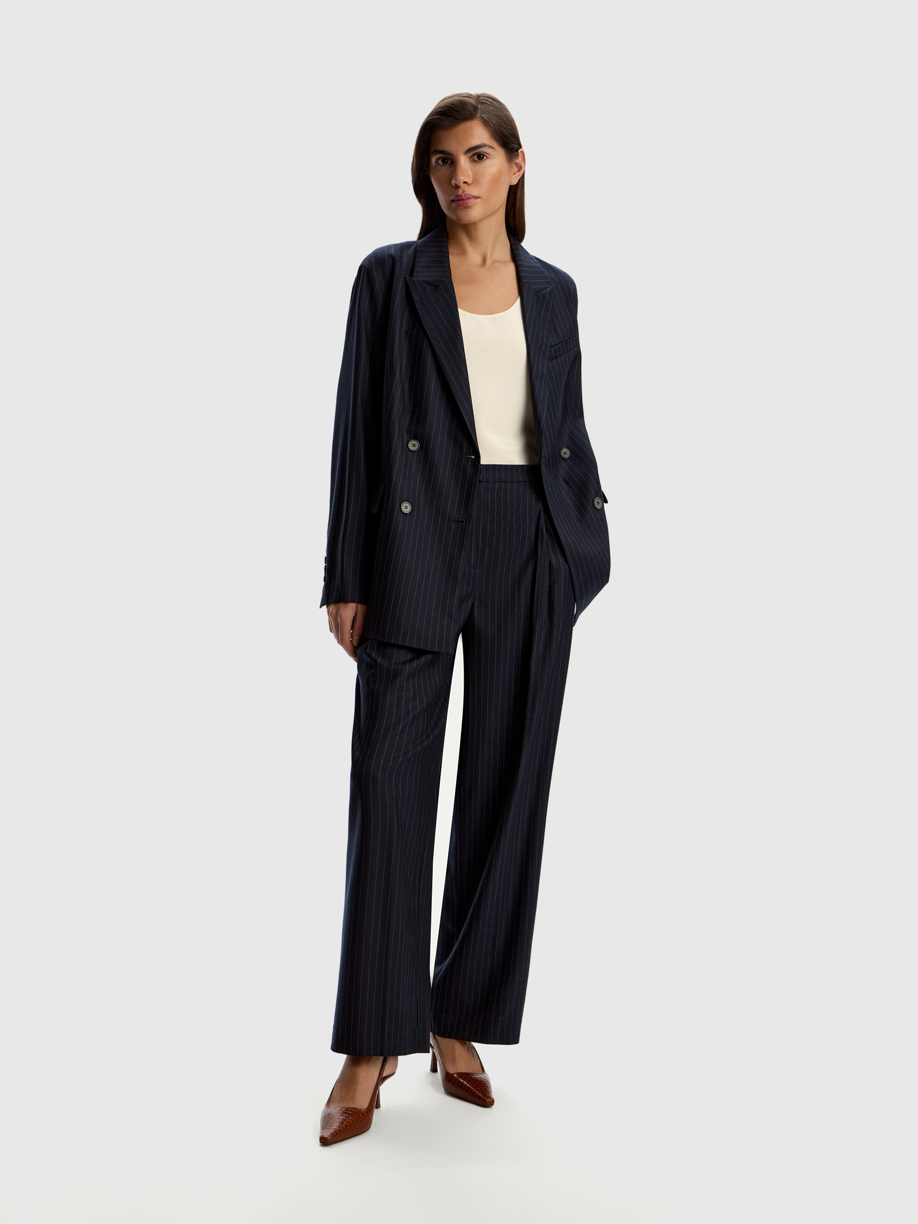 Брюки из шерсти