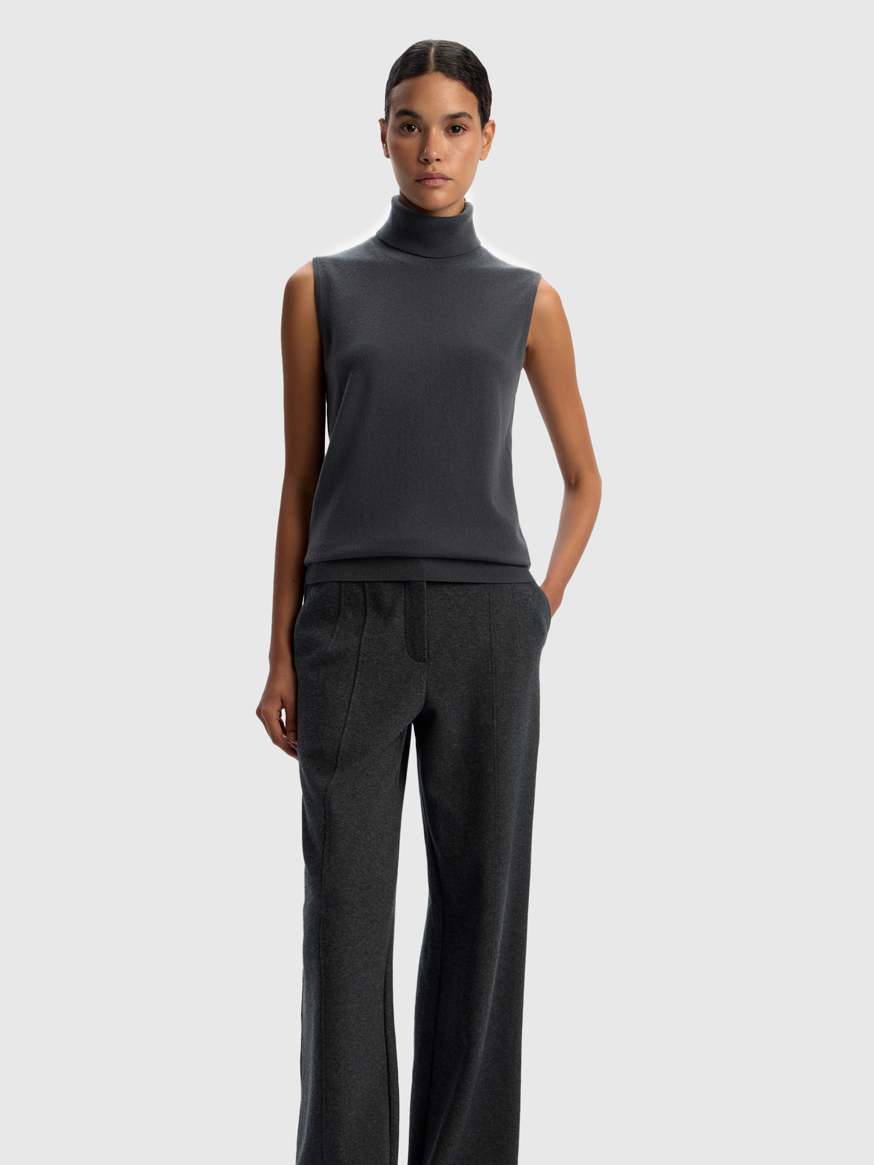 Топ из шерсти и кашемира