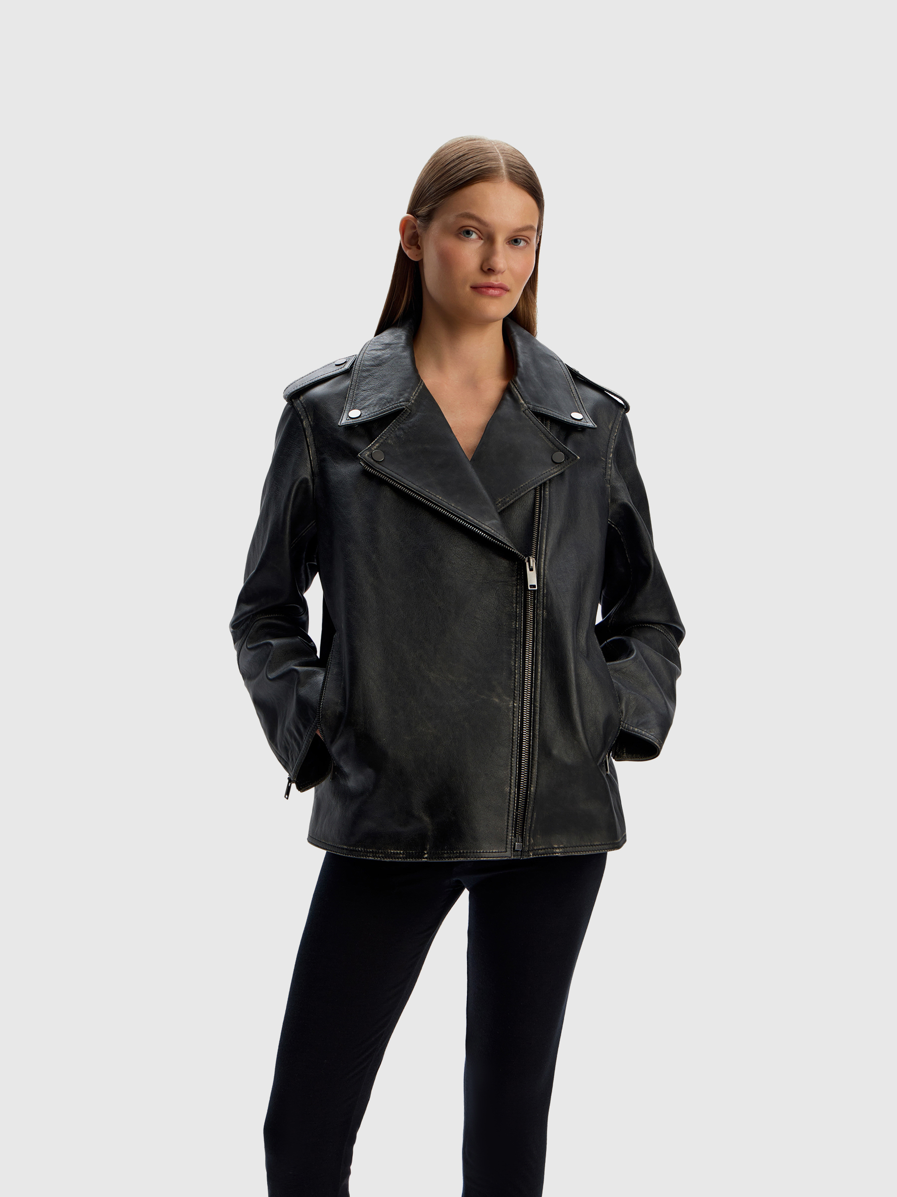 Куртка Grunge из кожи