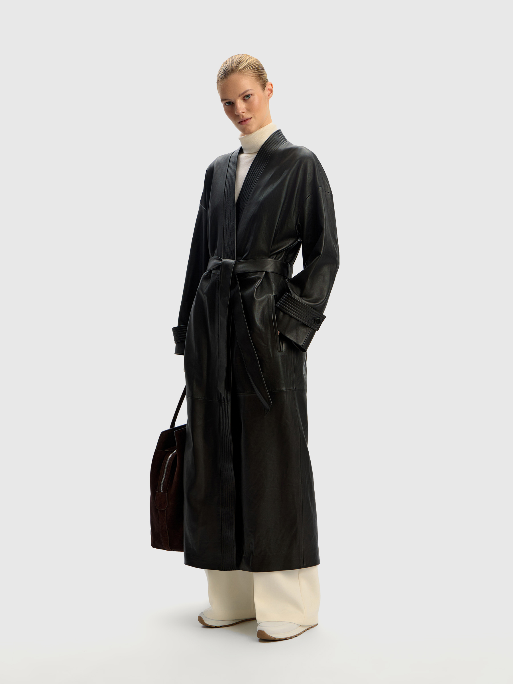Тренч Gentle из кожи