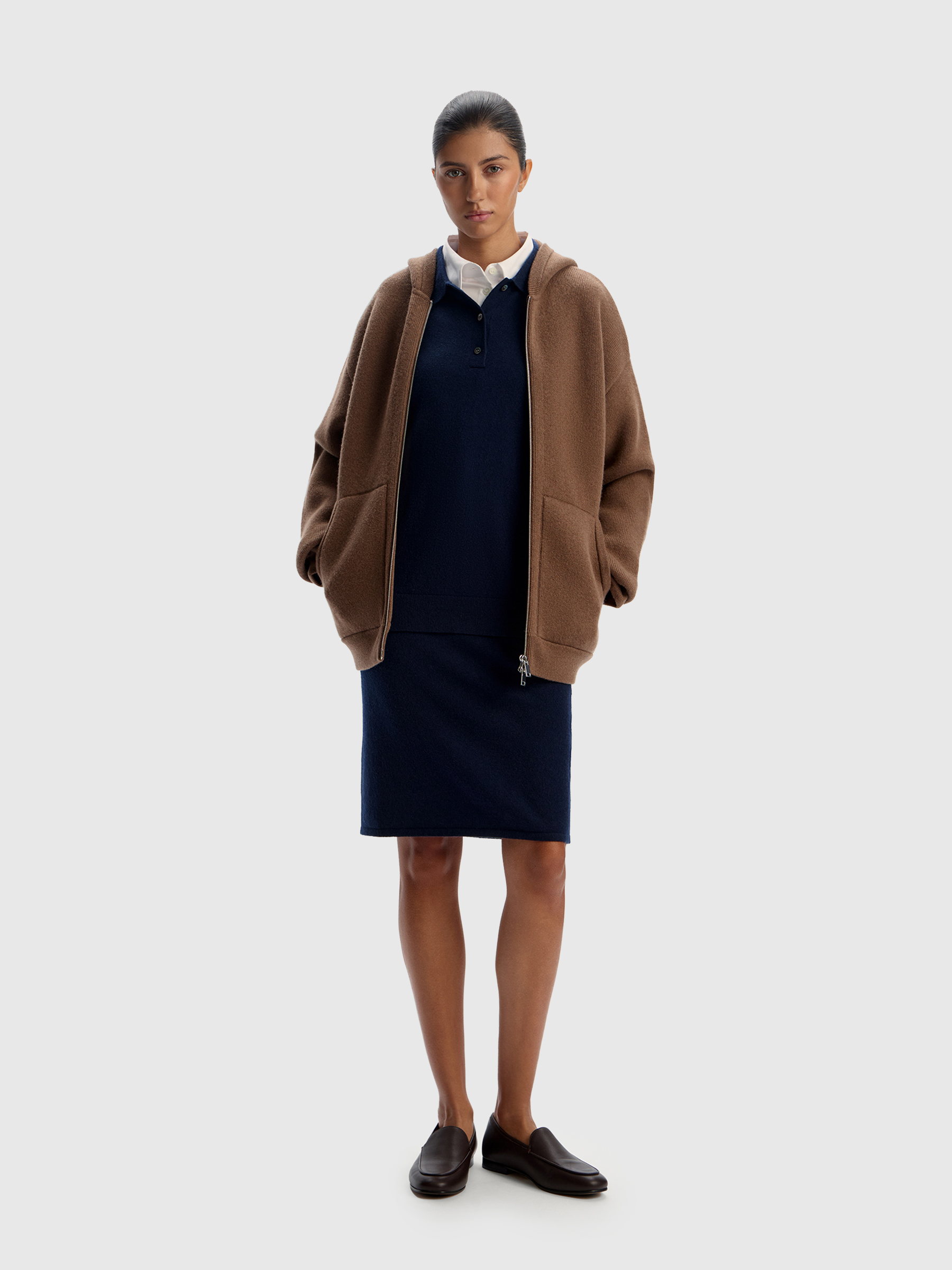 Юбка мини из шерсти и кашемира