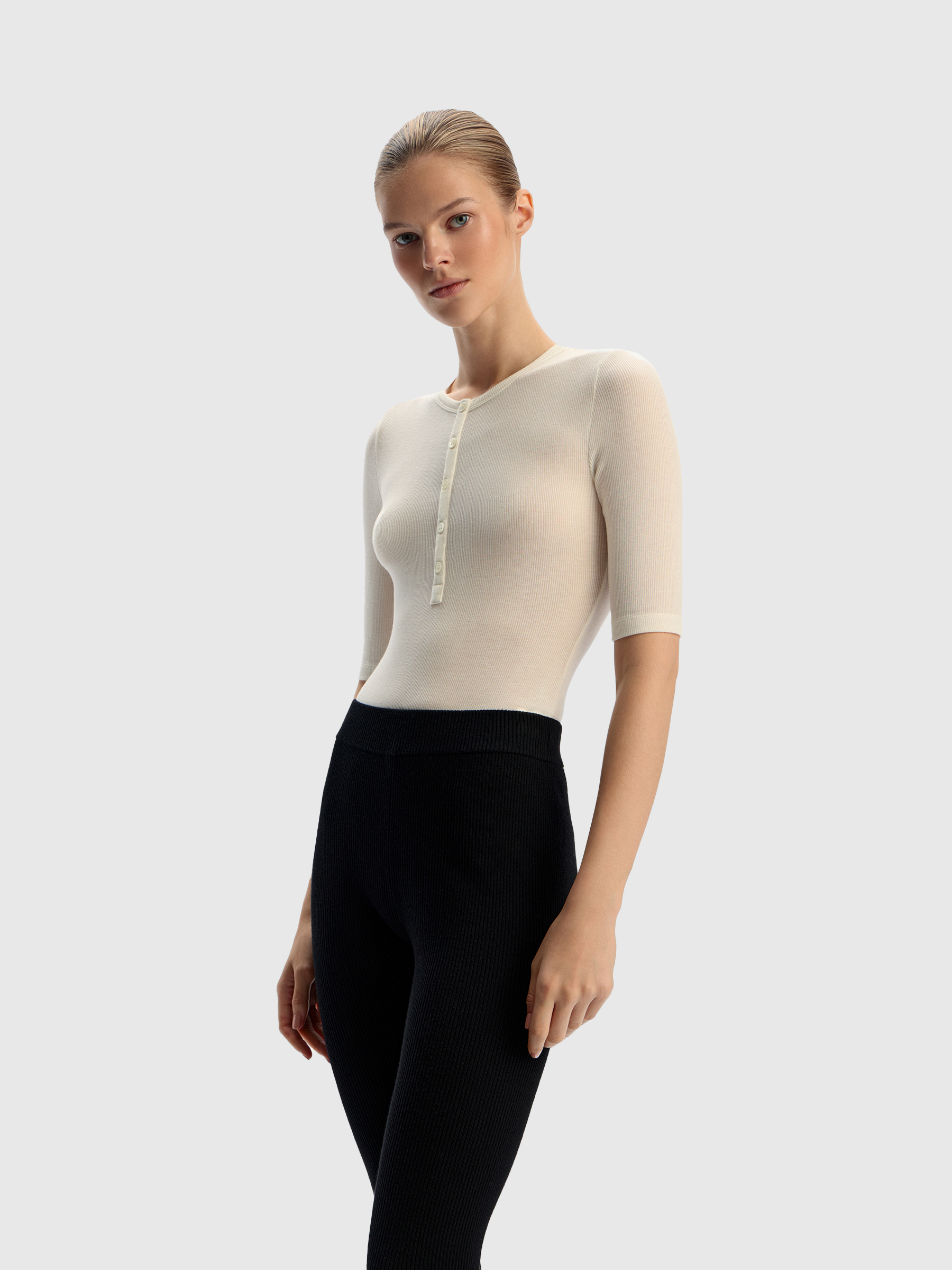 Боди из лиоцелла и шерсти