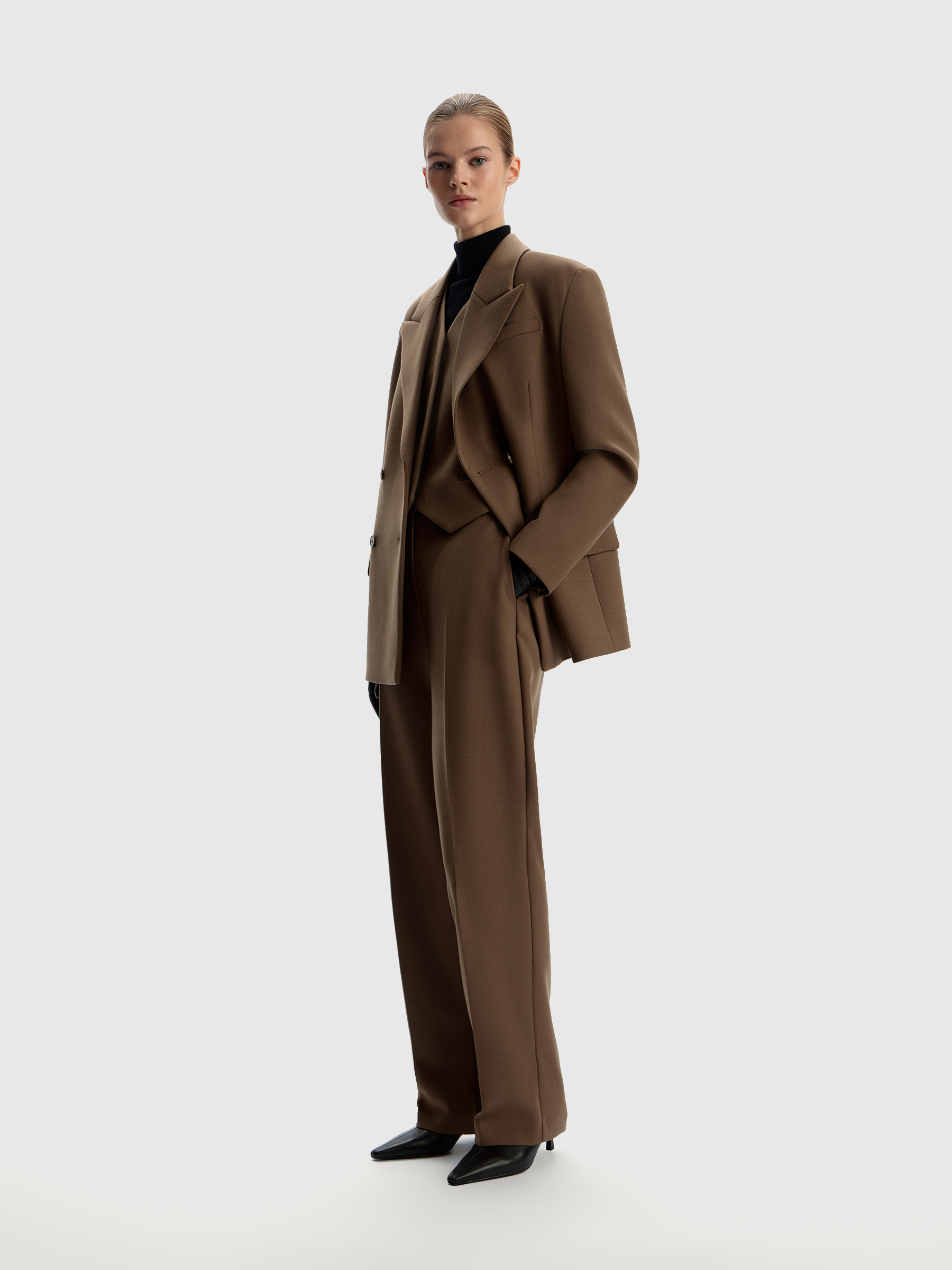 Брюки из шерсти