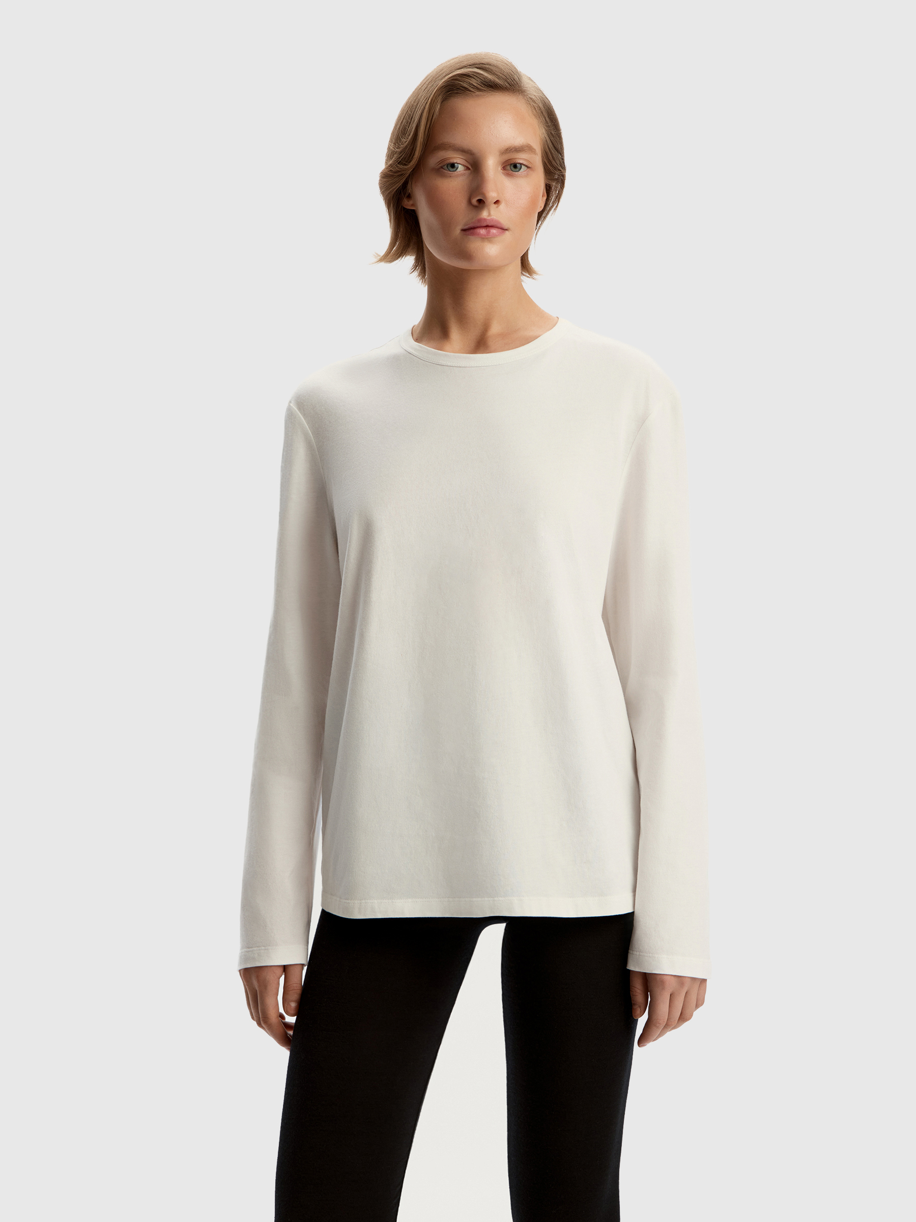 Лонгслив из хлопка Soft