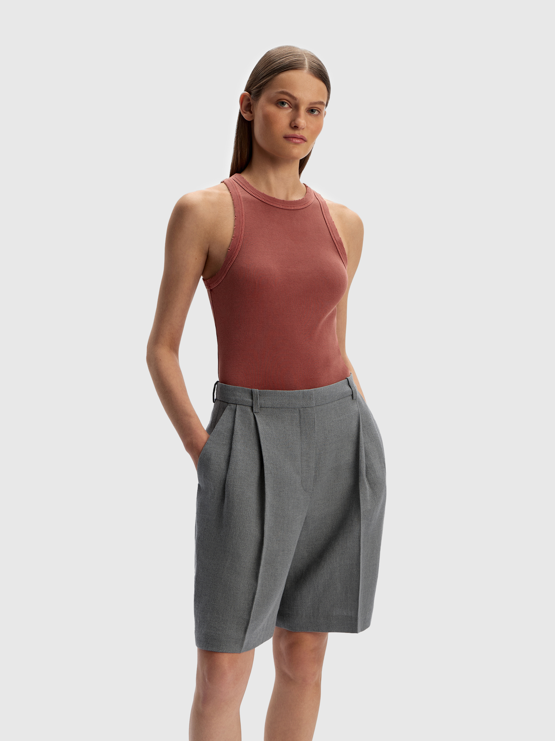 Майка Garment Dye