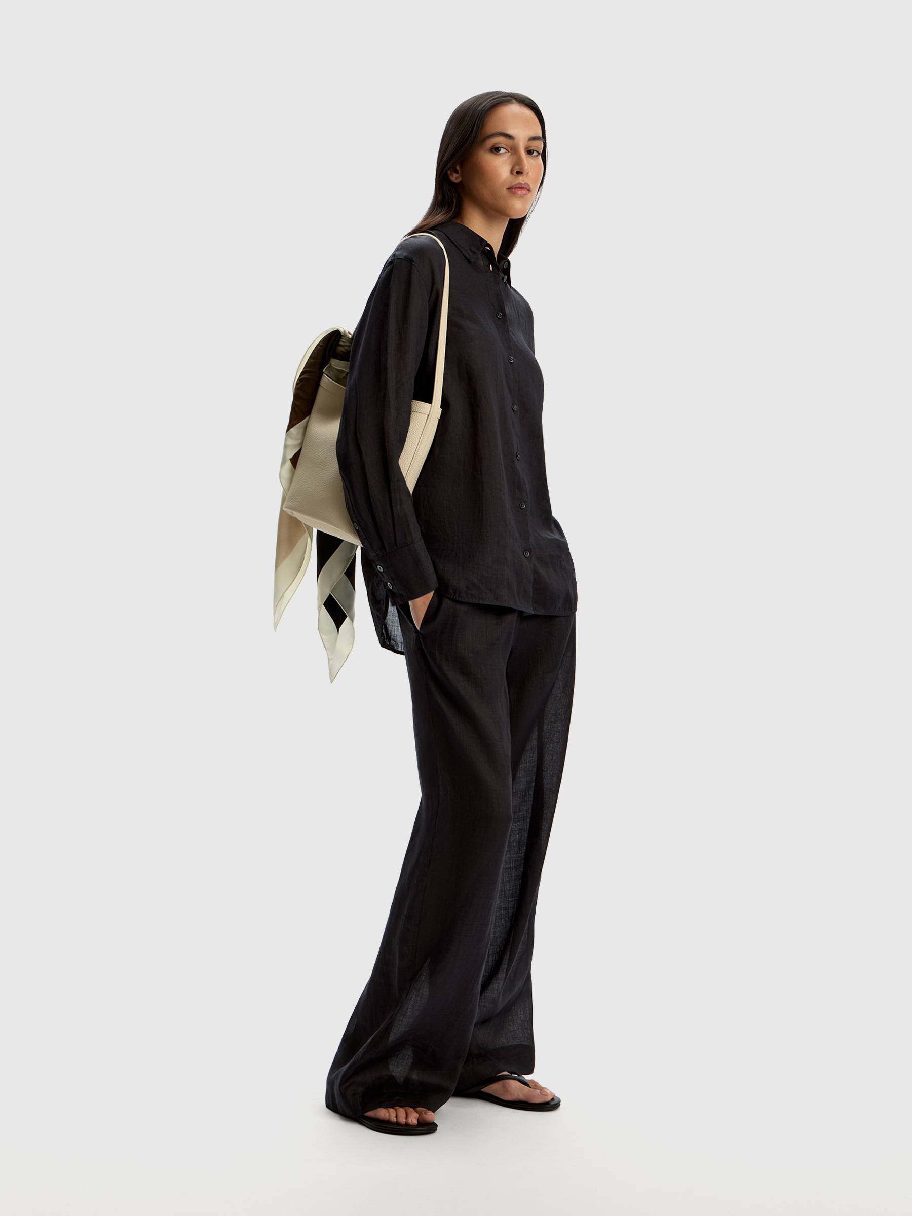 Брюки из рами