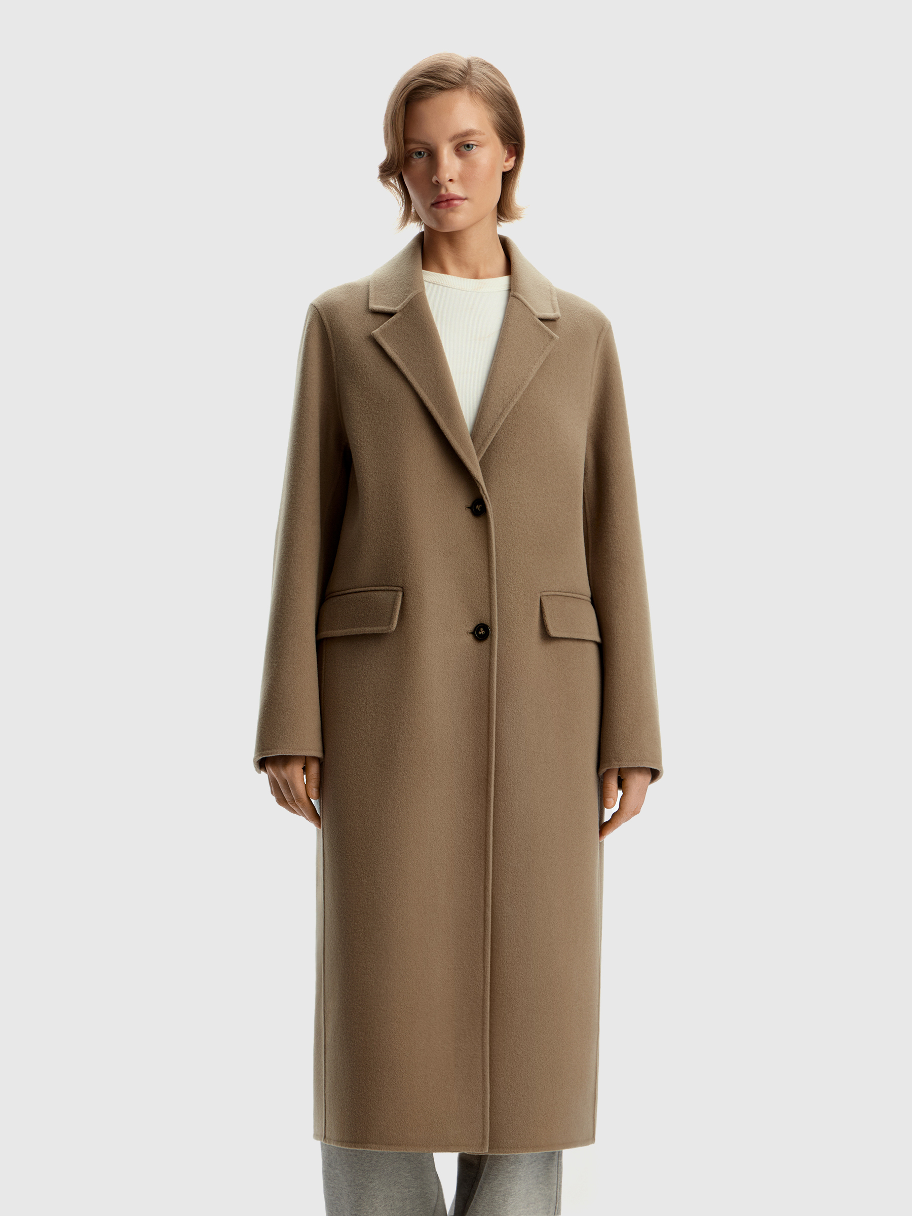 Пальто из шерсти мериноса