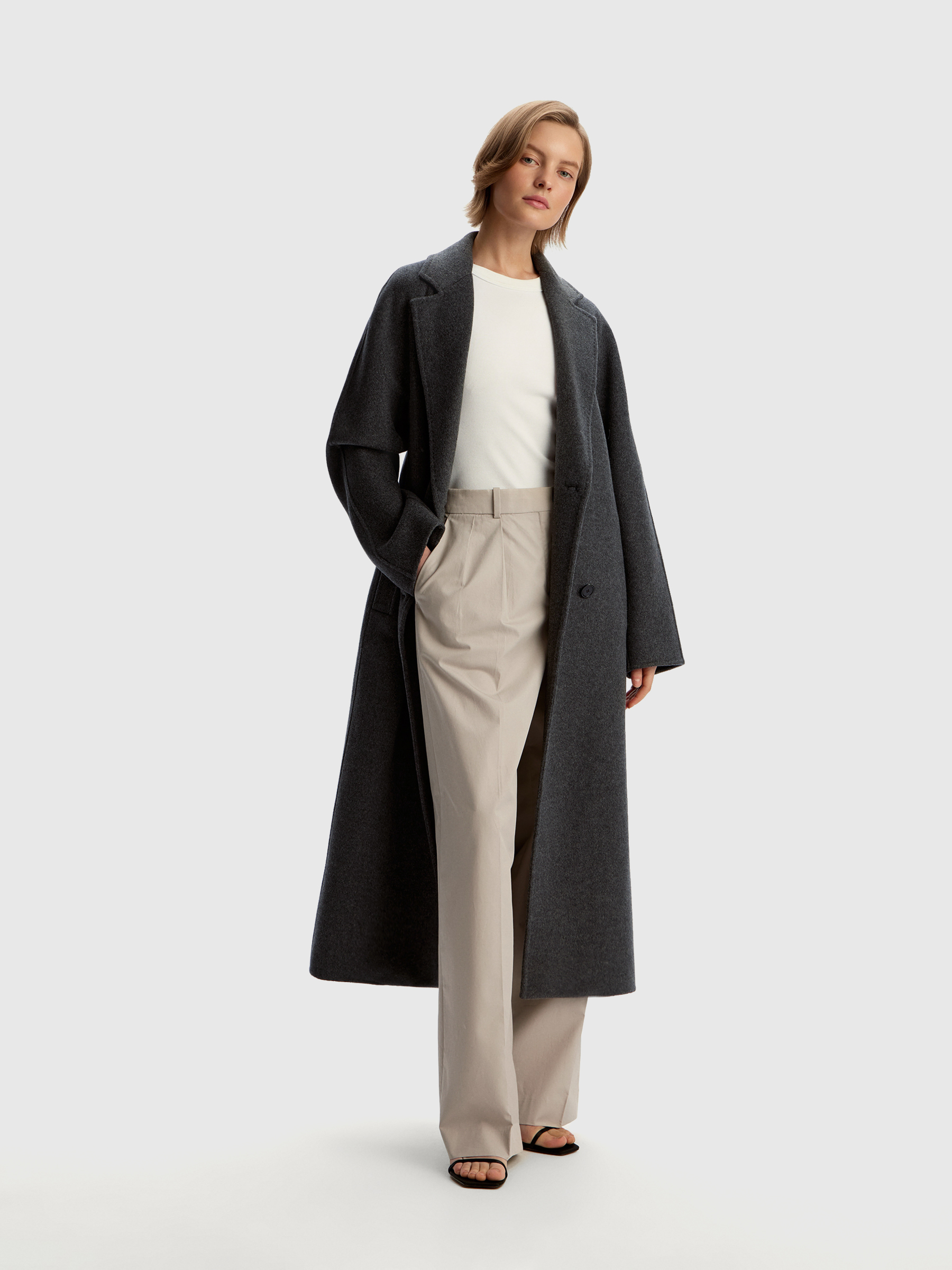 Пальто Volume из шерсти и кашемира