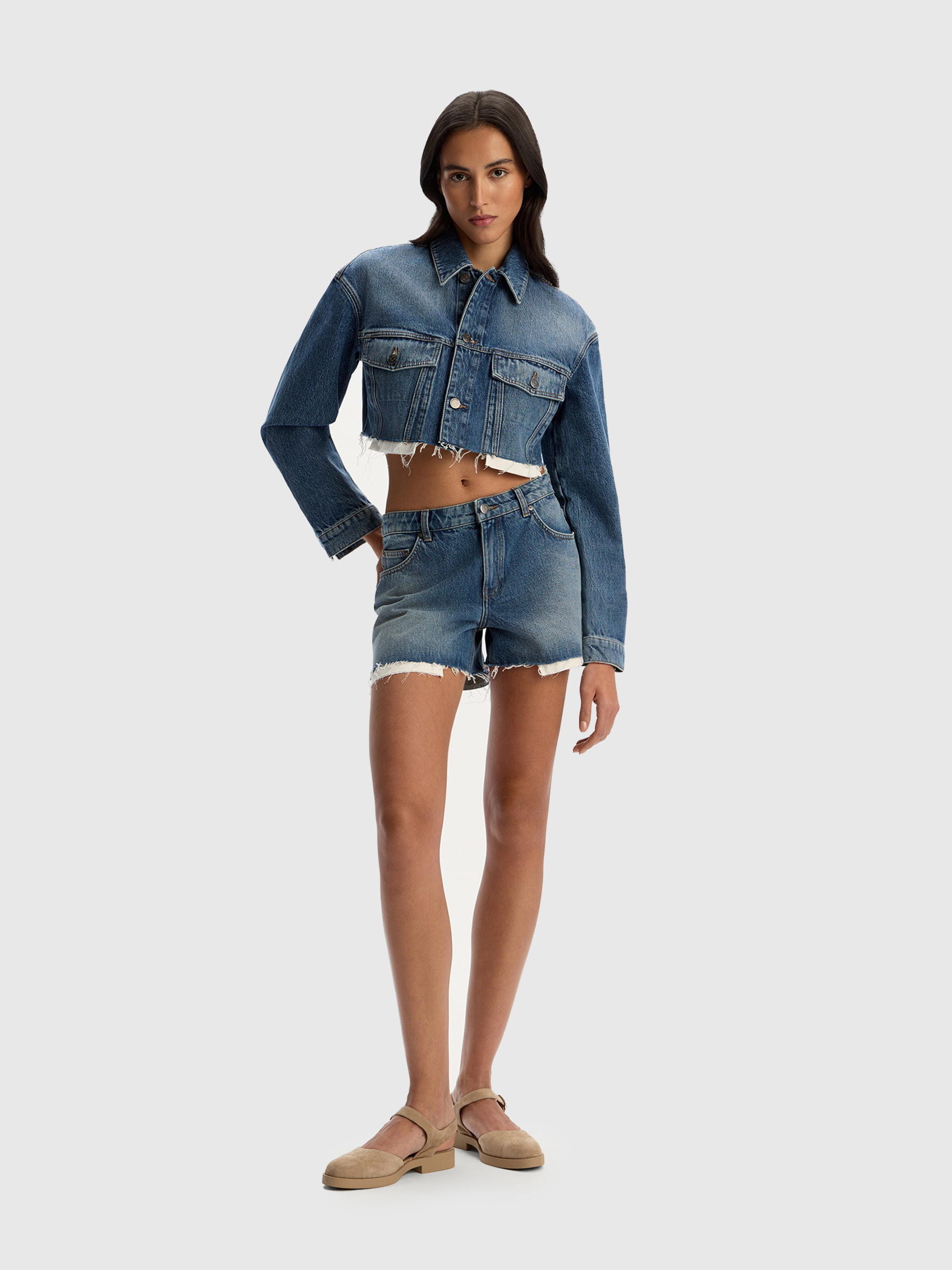 Шорты из денима