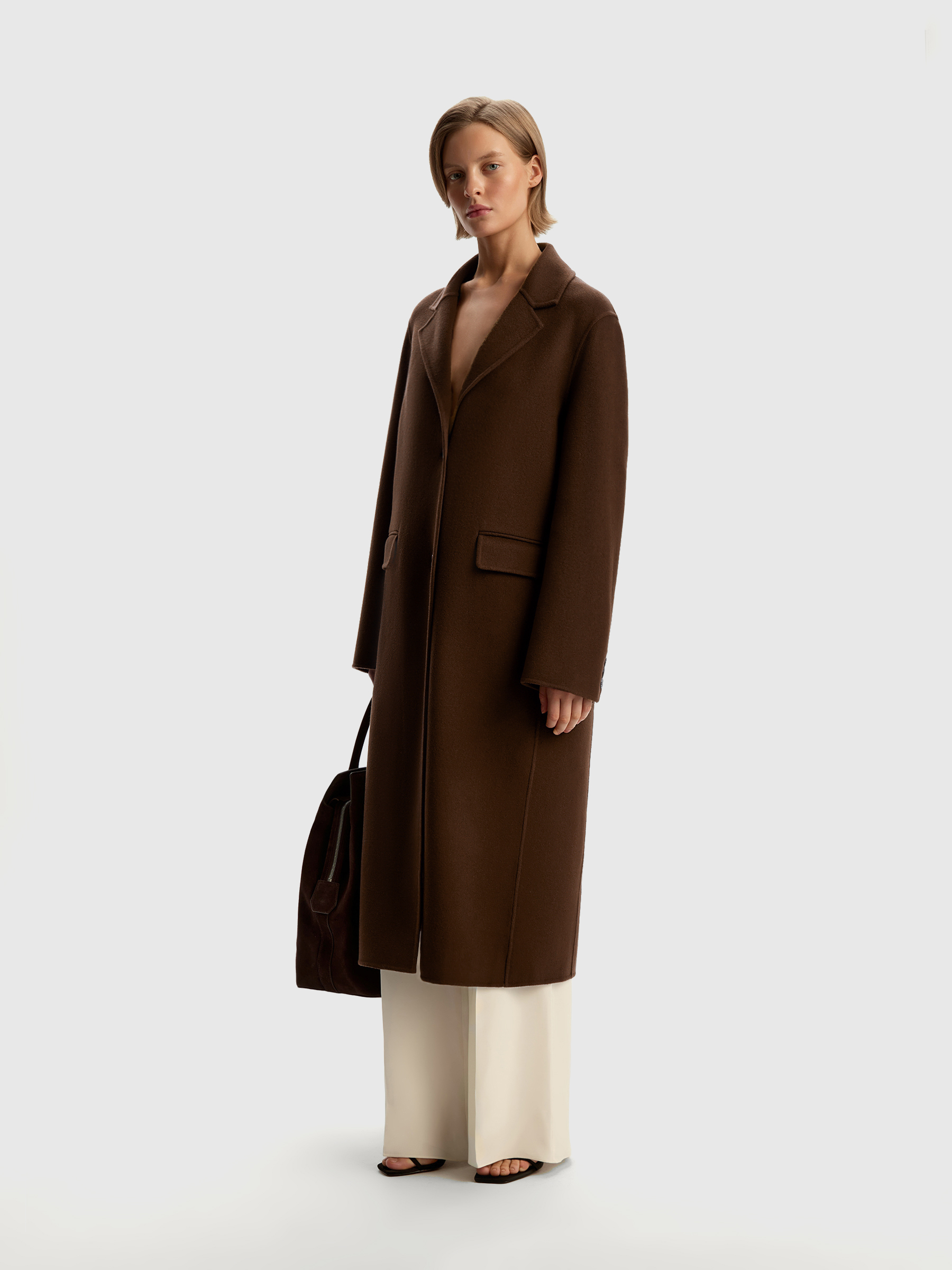 Пальто из шерсти мериноса