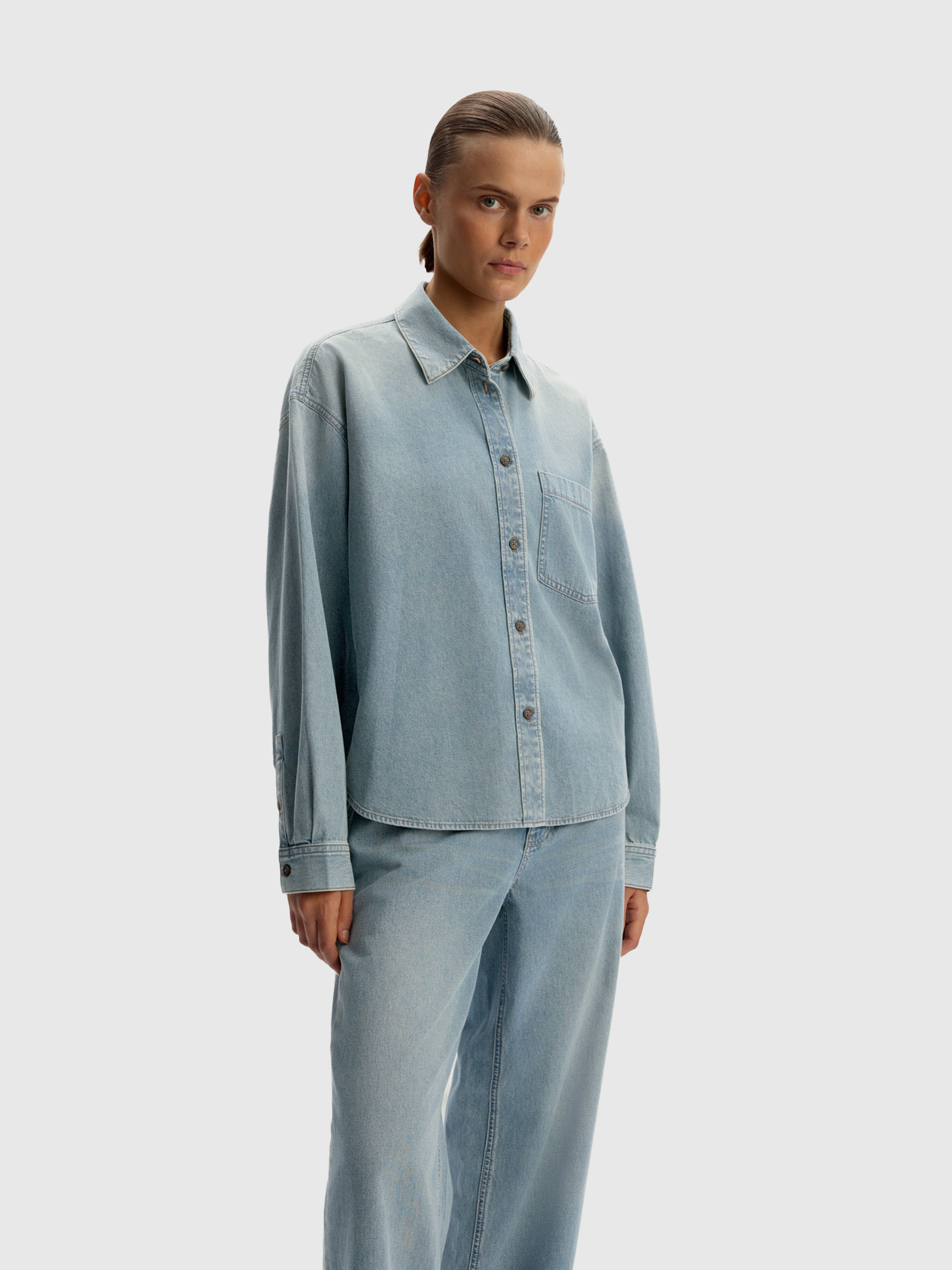 Рубашка из денима Light