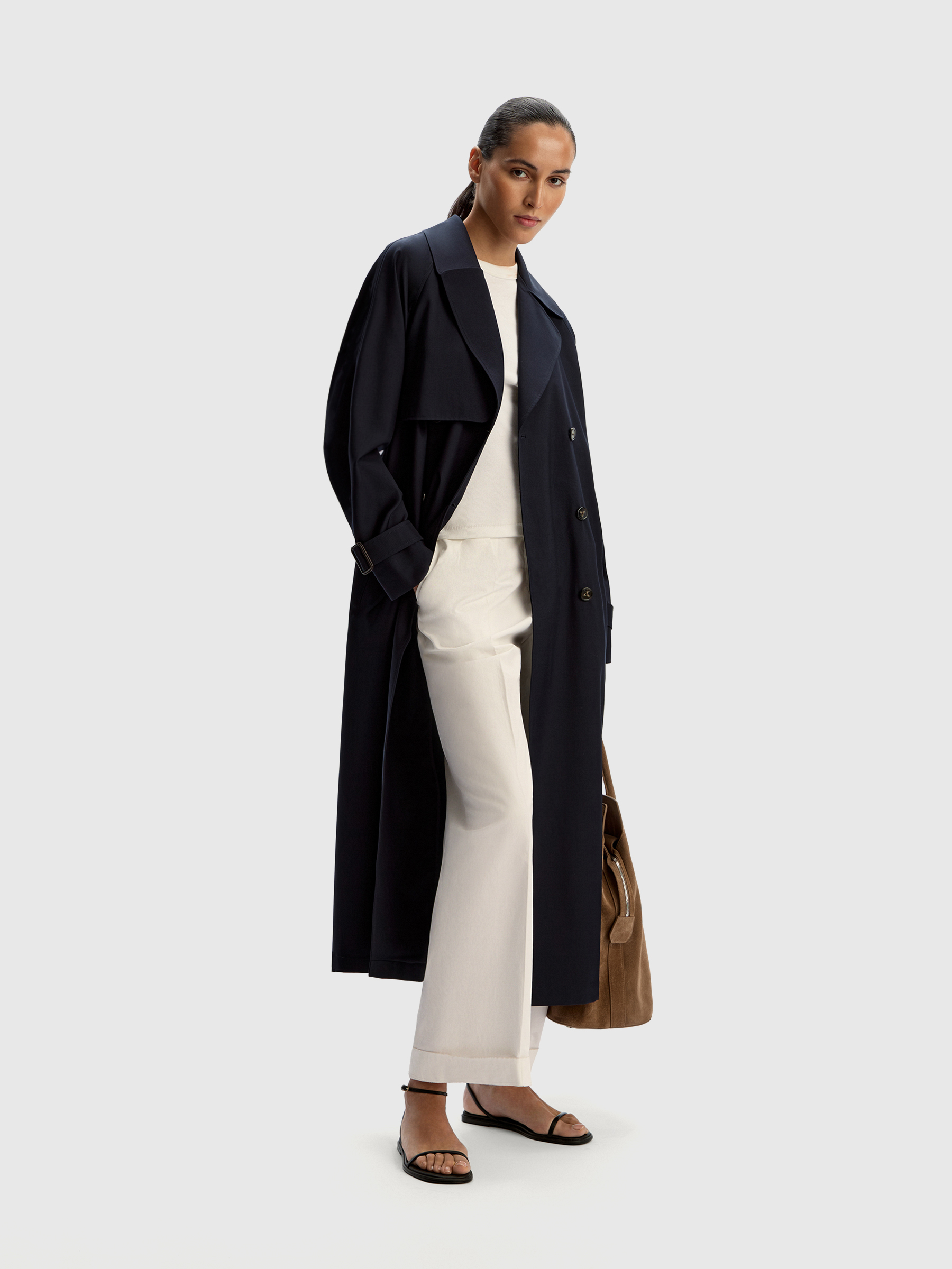 Тренч из шерсти