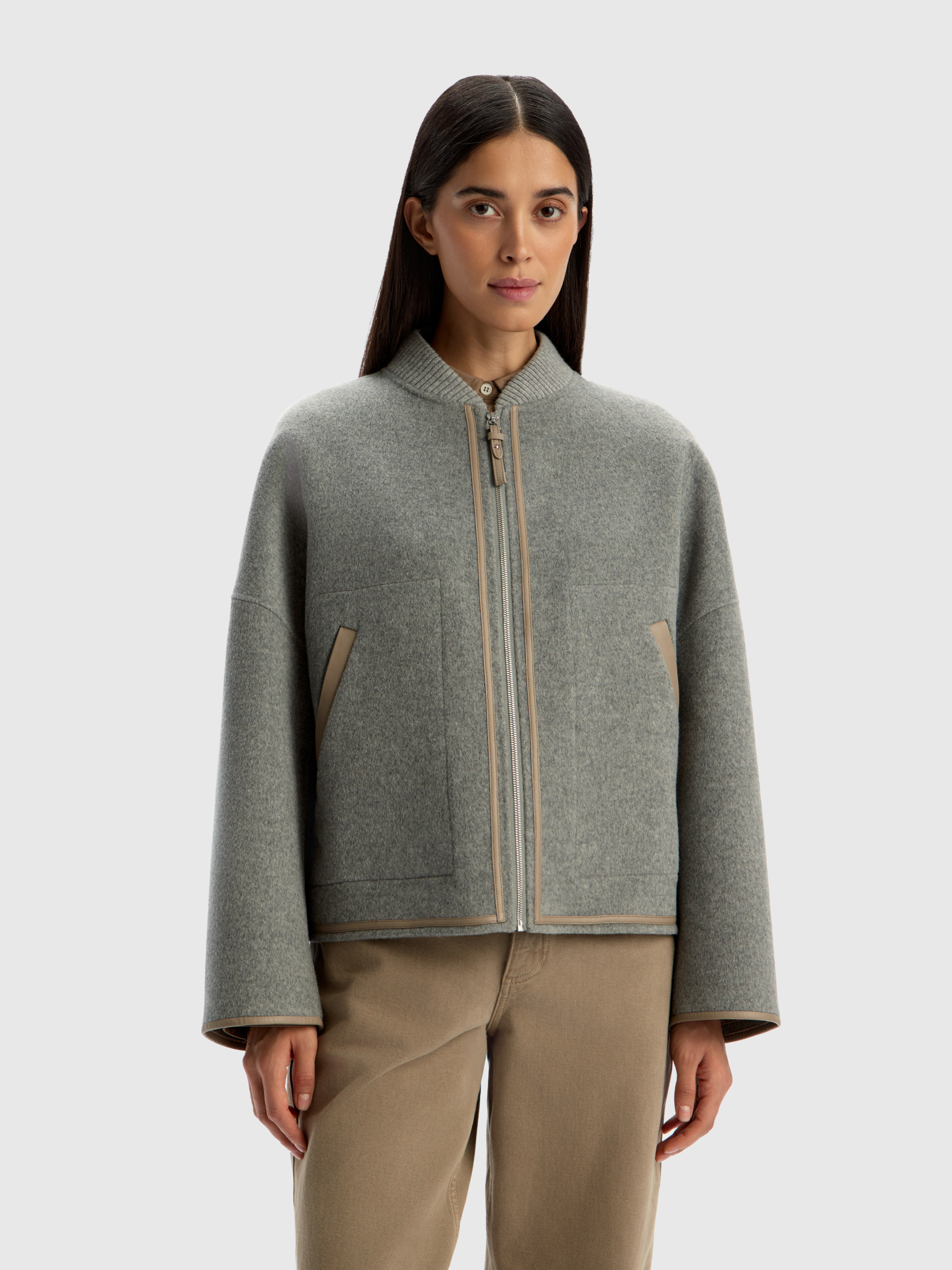 Пальто из шерсти мериноса