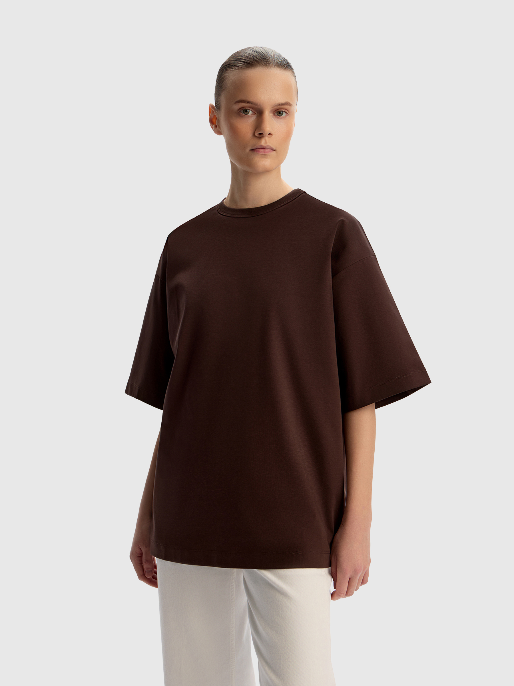 Футболка из мерсеризованного хлопка