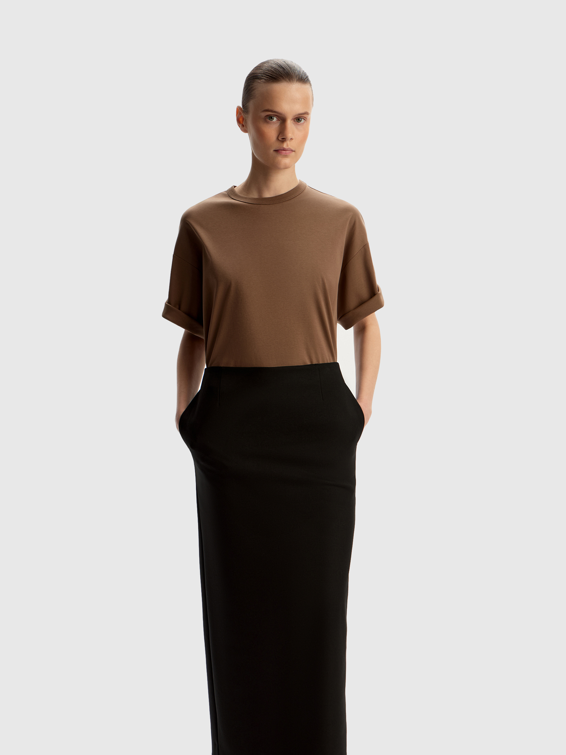 Футболка из мерсеризованного хлопка