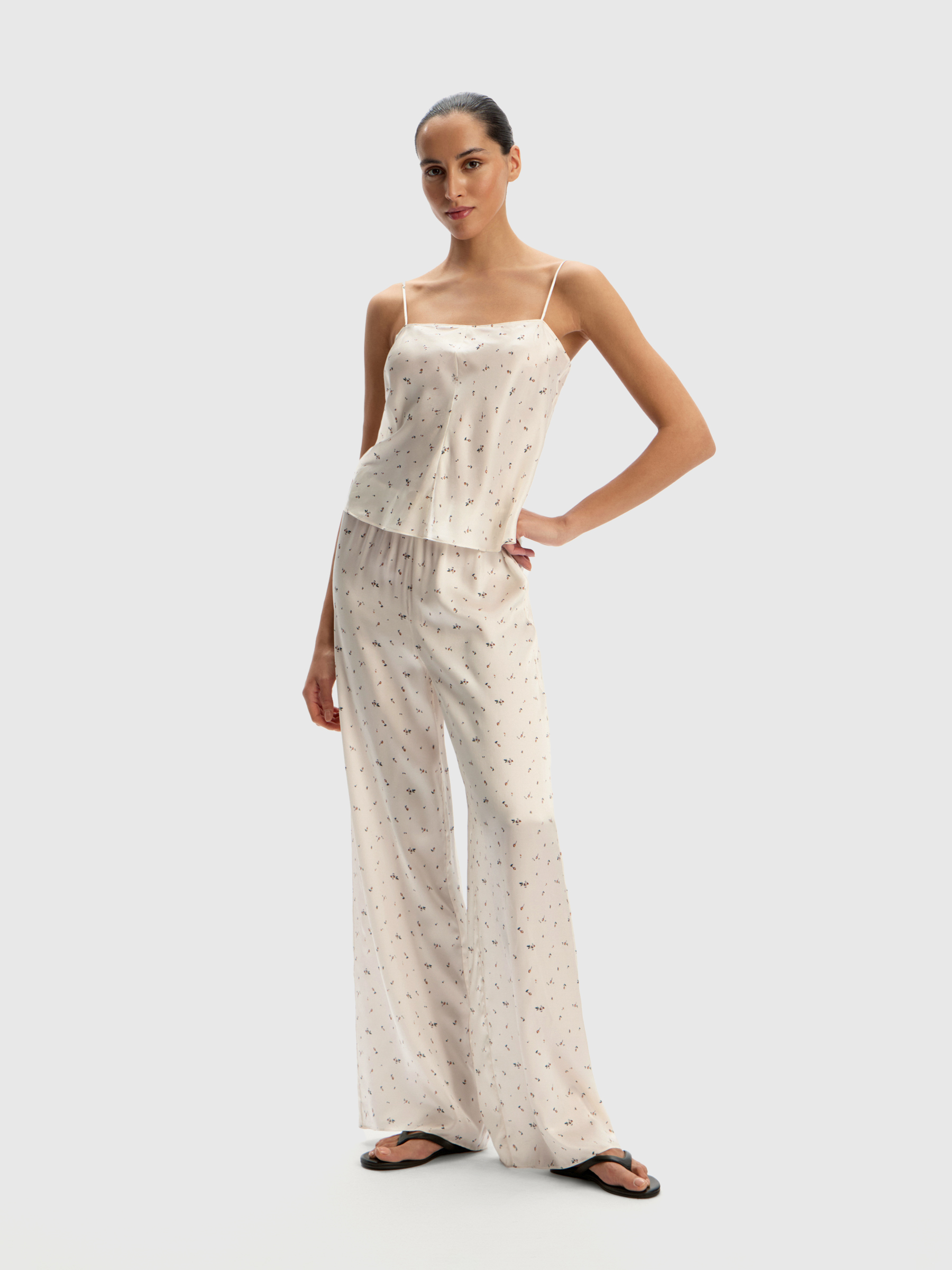 Брюки Home из шелка Mulberry