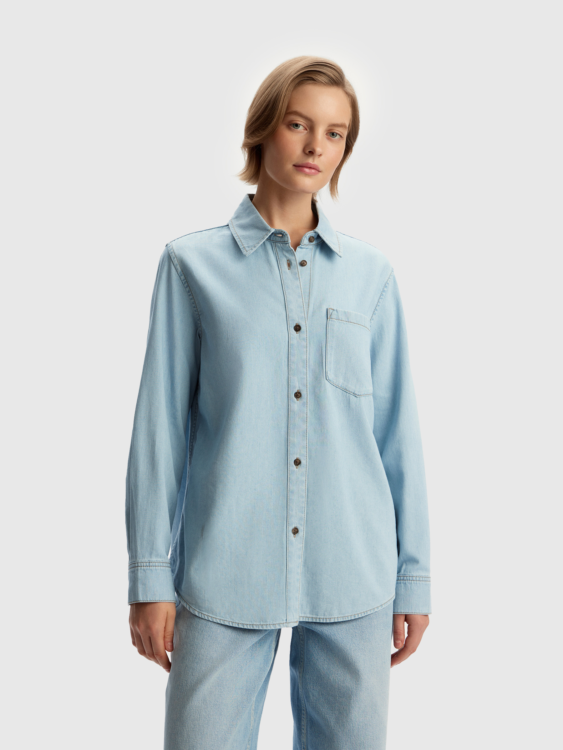 Рубашка из денима Light