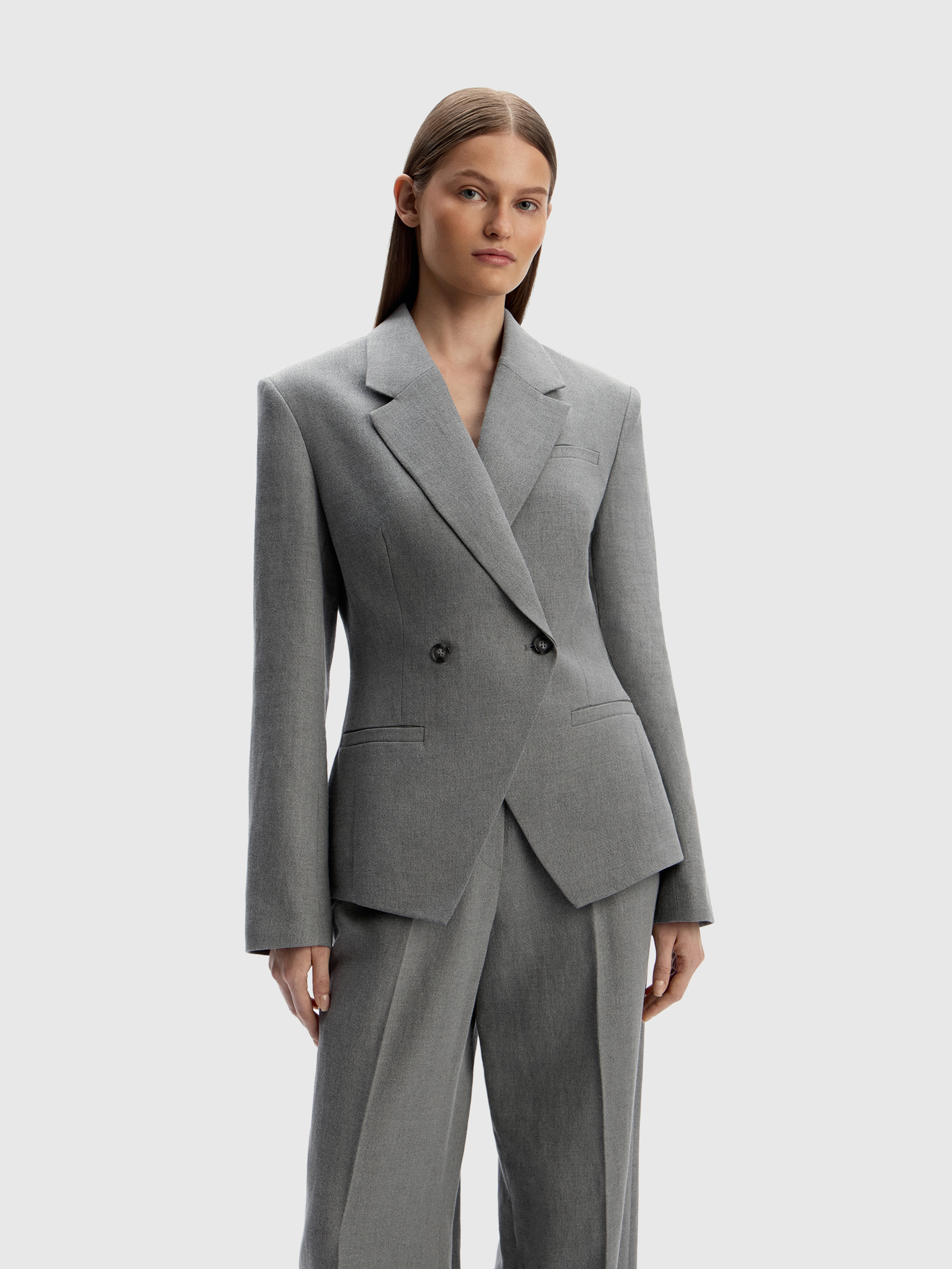 Жакет из костюмного льна