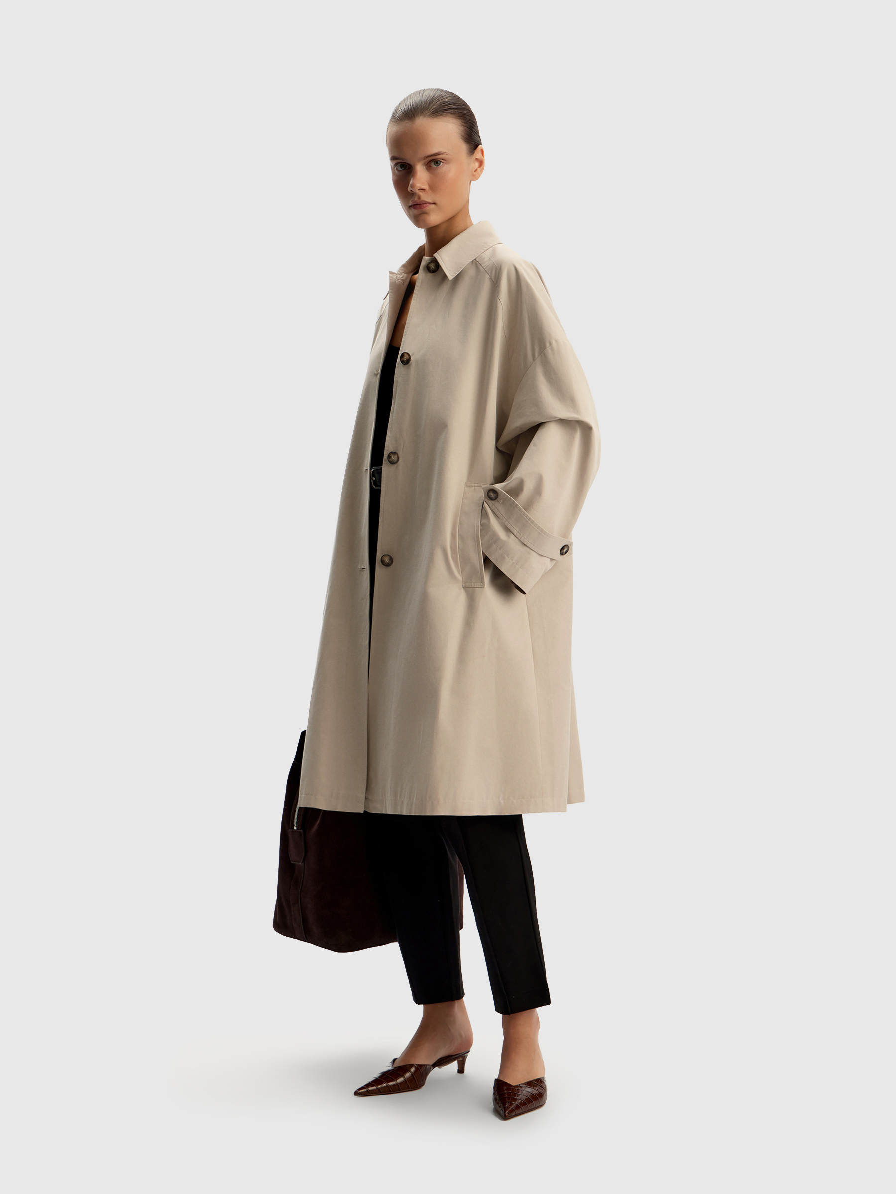 Тренч из хлопка