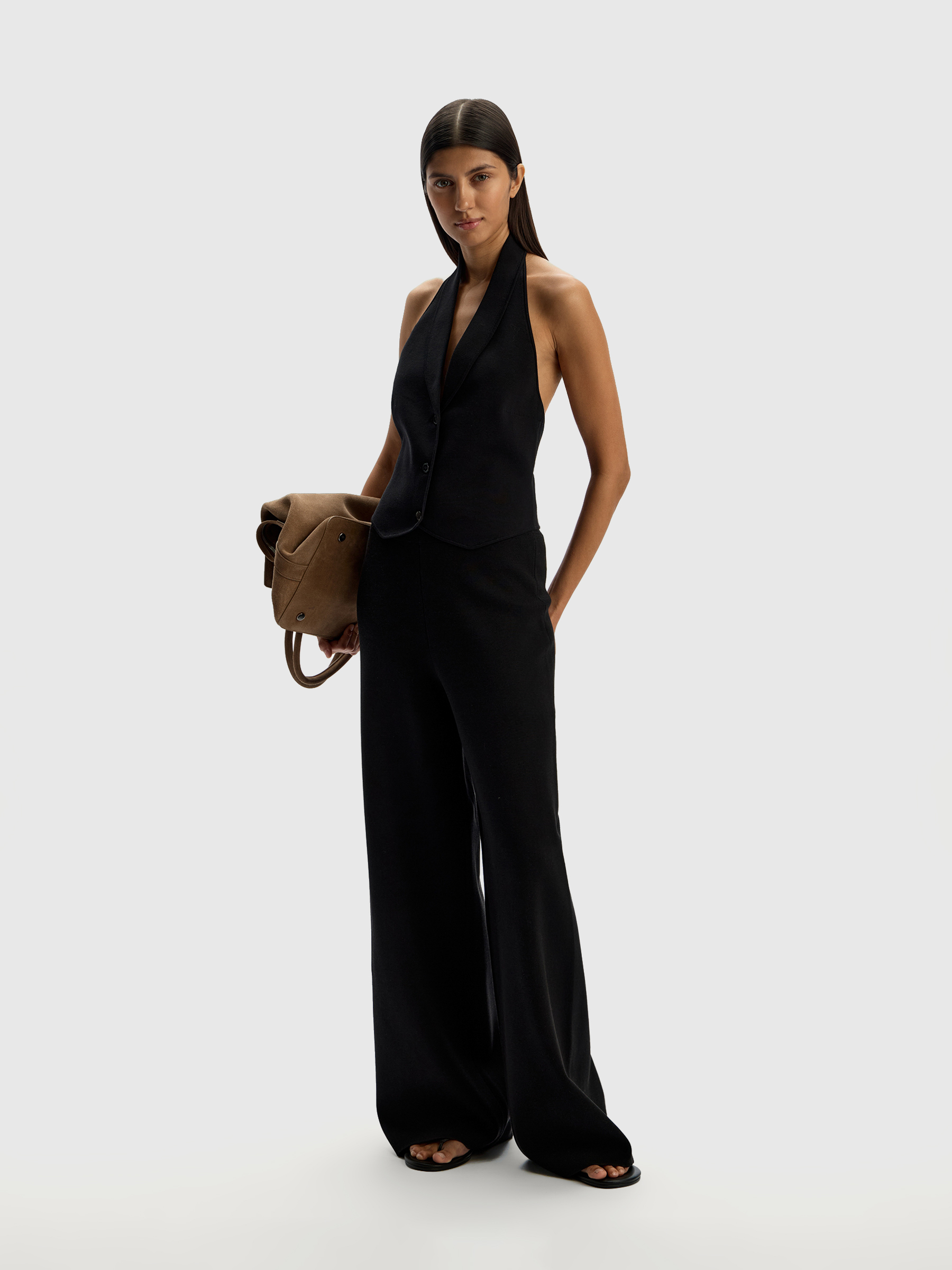 Брюки широкие