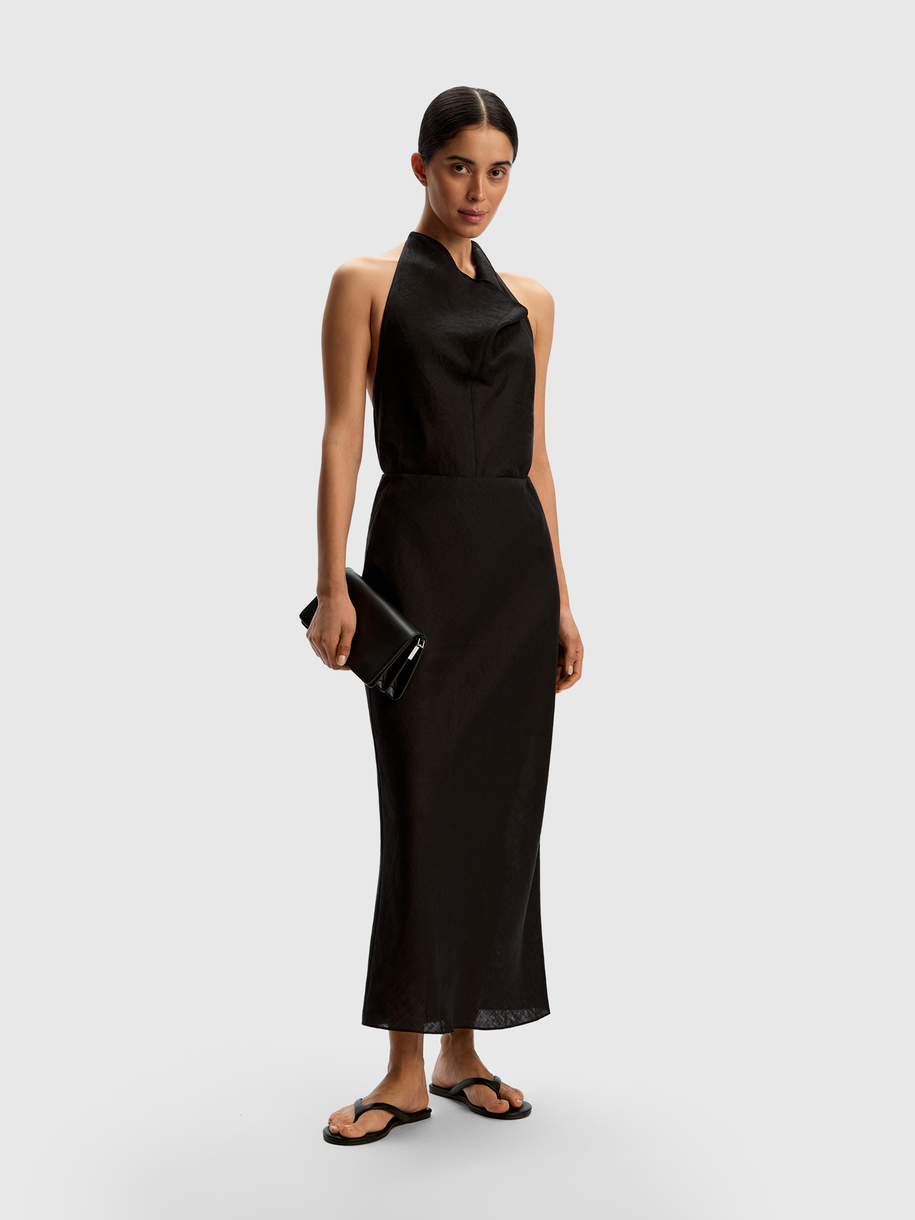 Юбка из тонкого льна