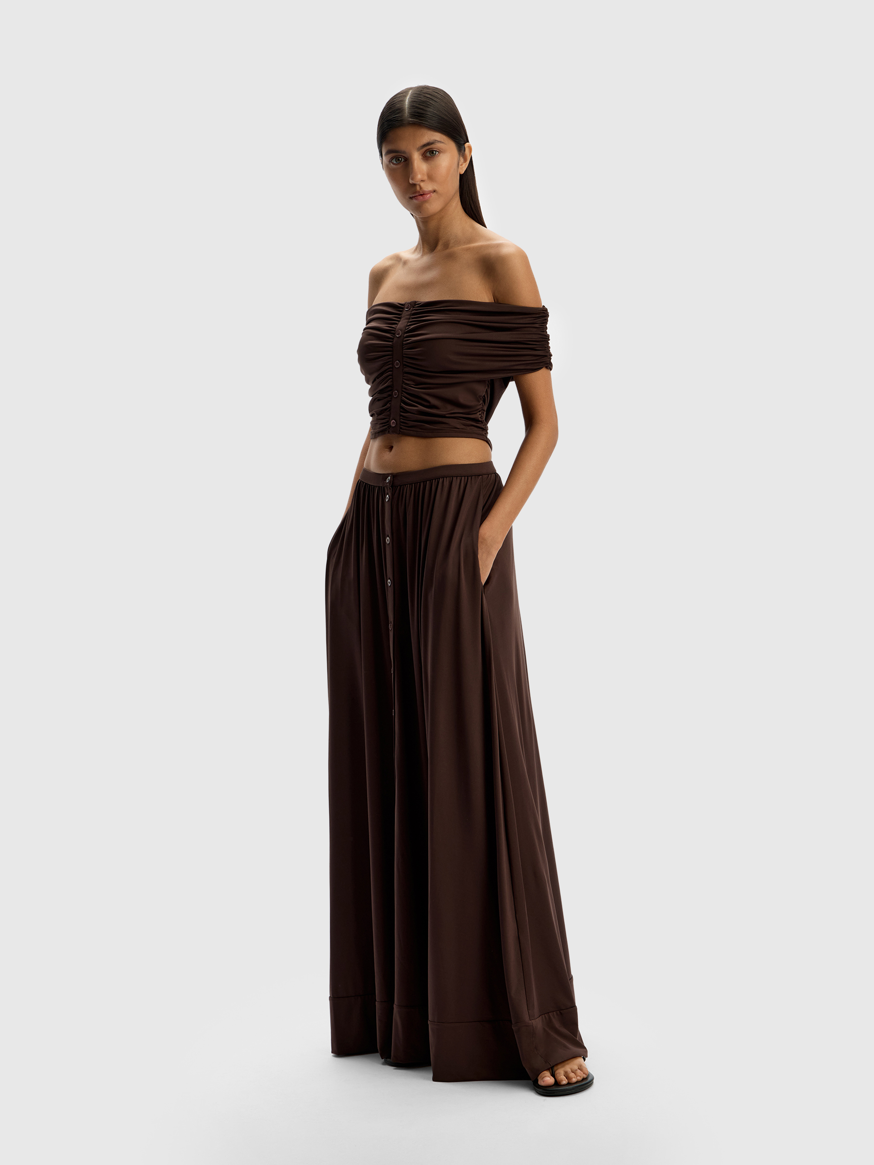 Юбка на пуговицах