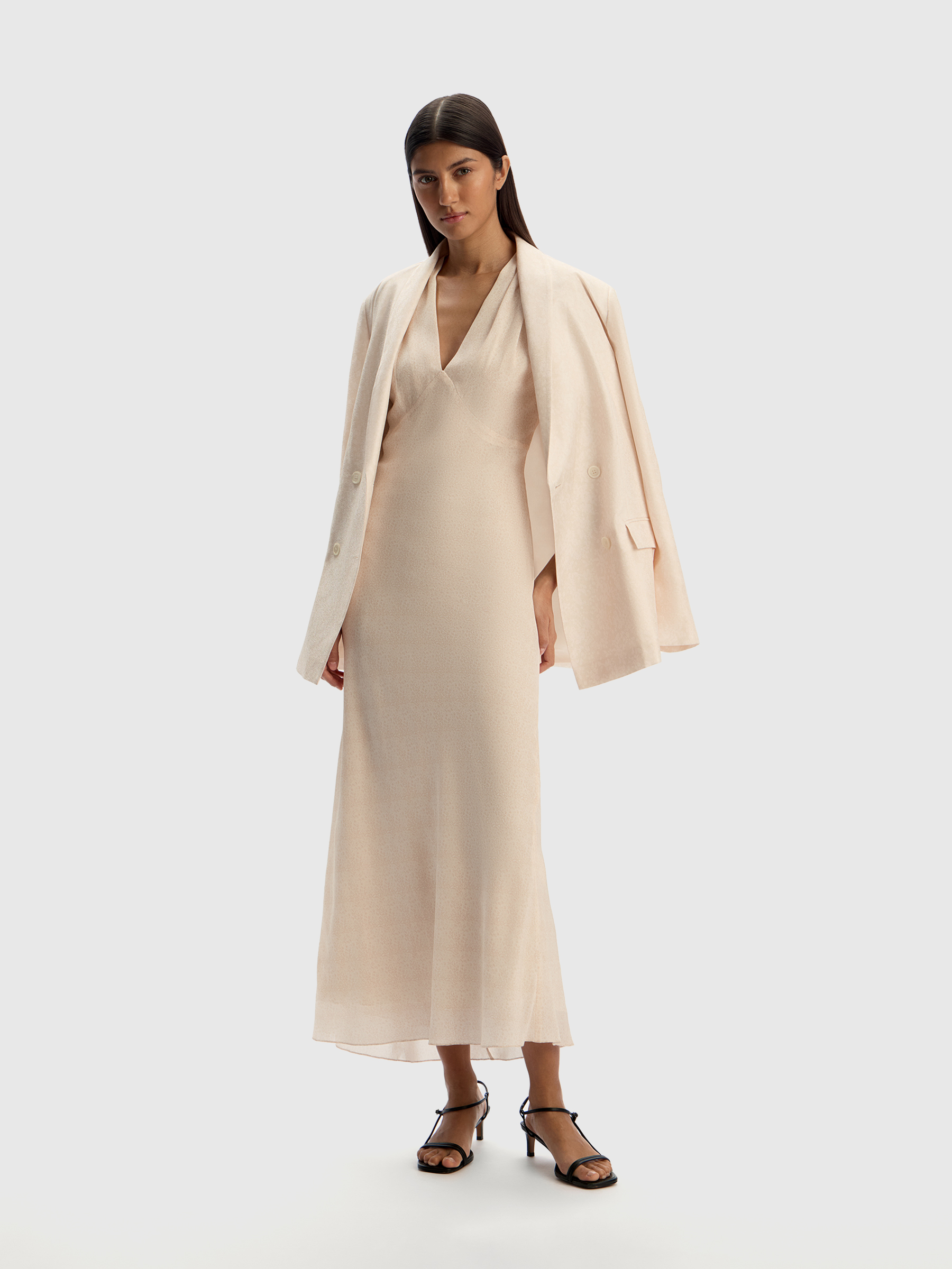 Платье из шелкового шифона