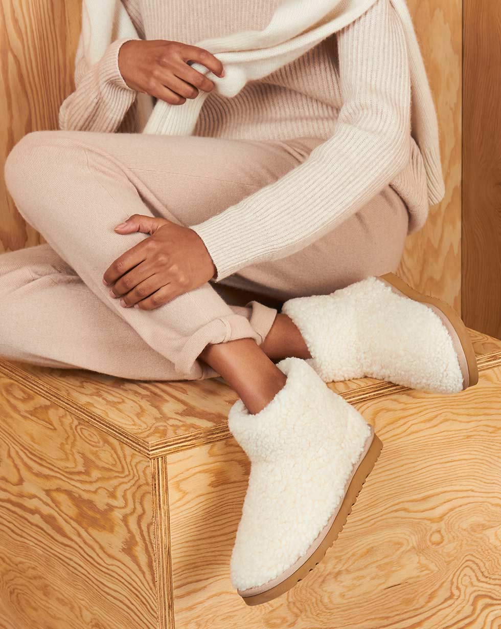 Валенки короткие из овчины