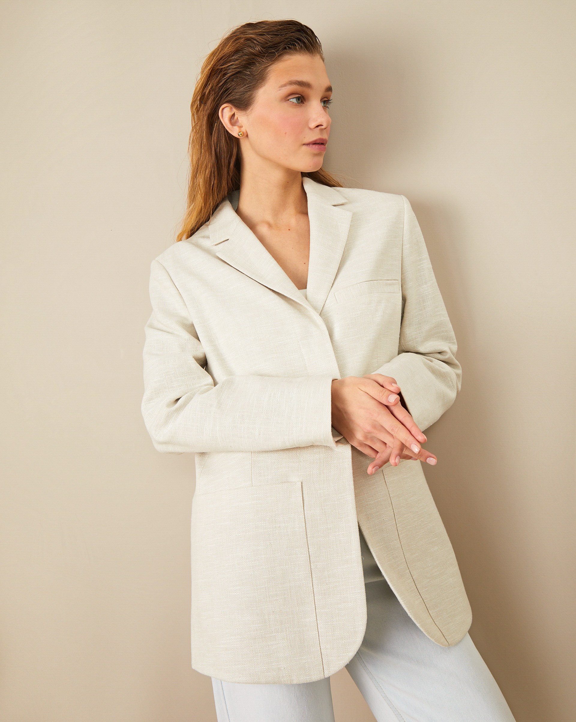 Жакет в стиле oversize