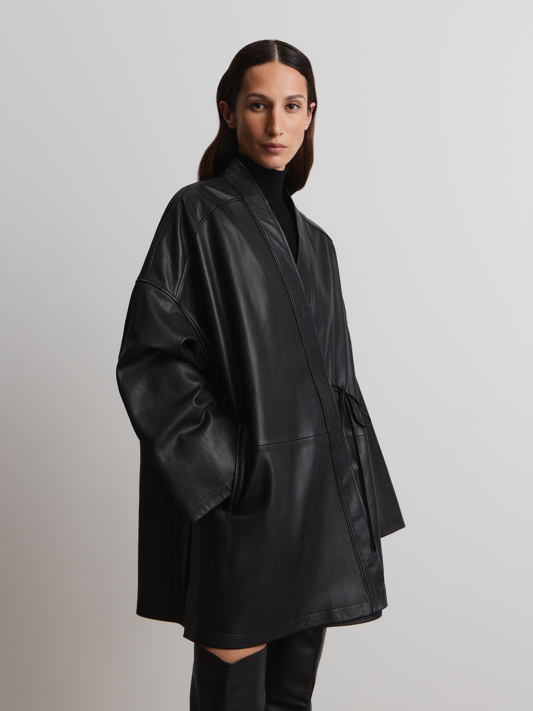 Куртка Solid из кожи