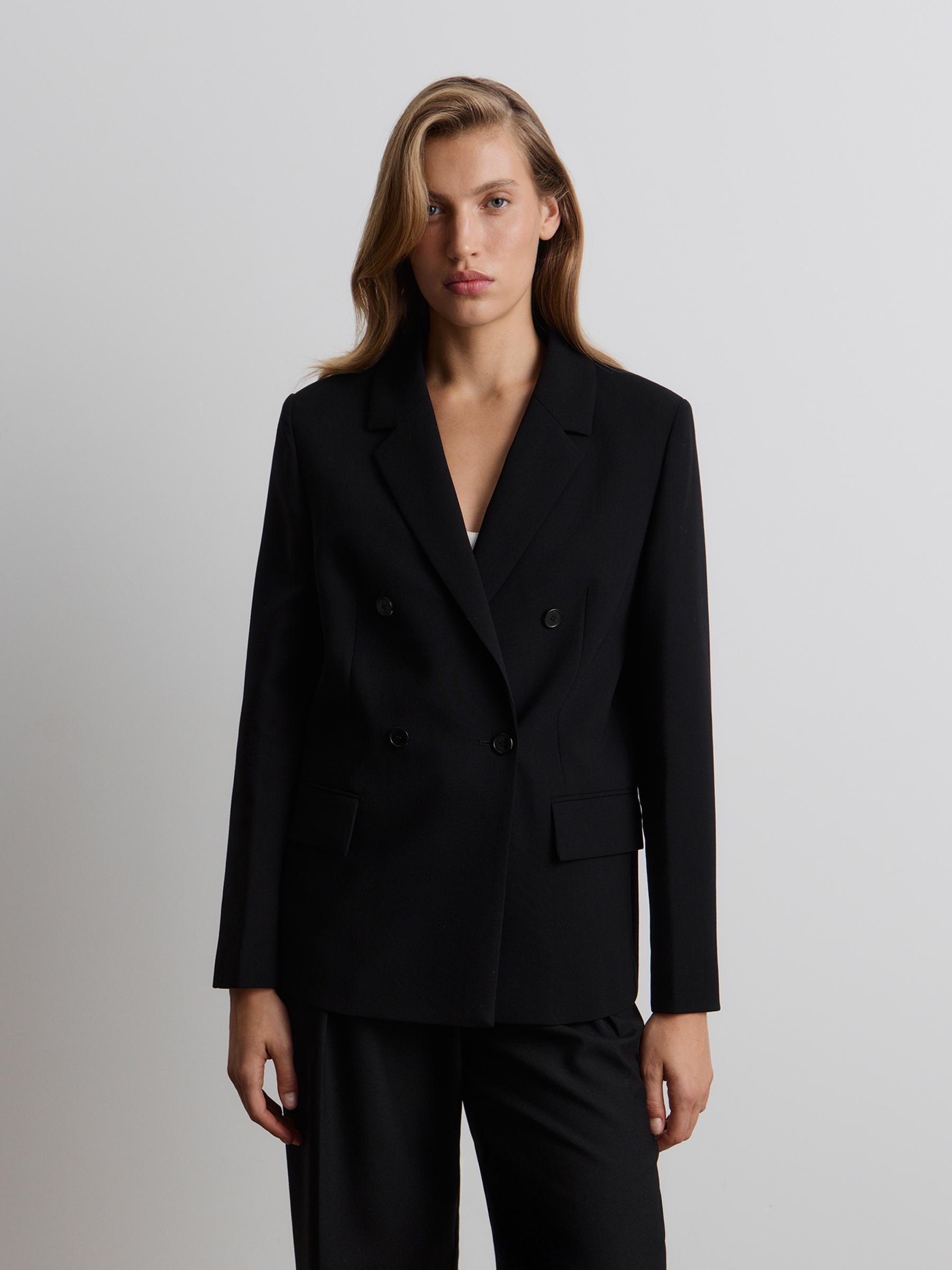 Жакет из костюмной шерсти