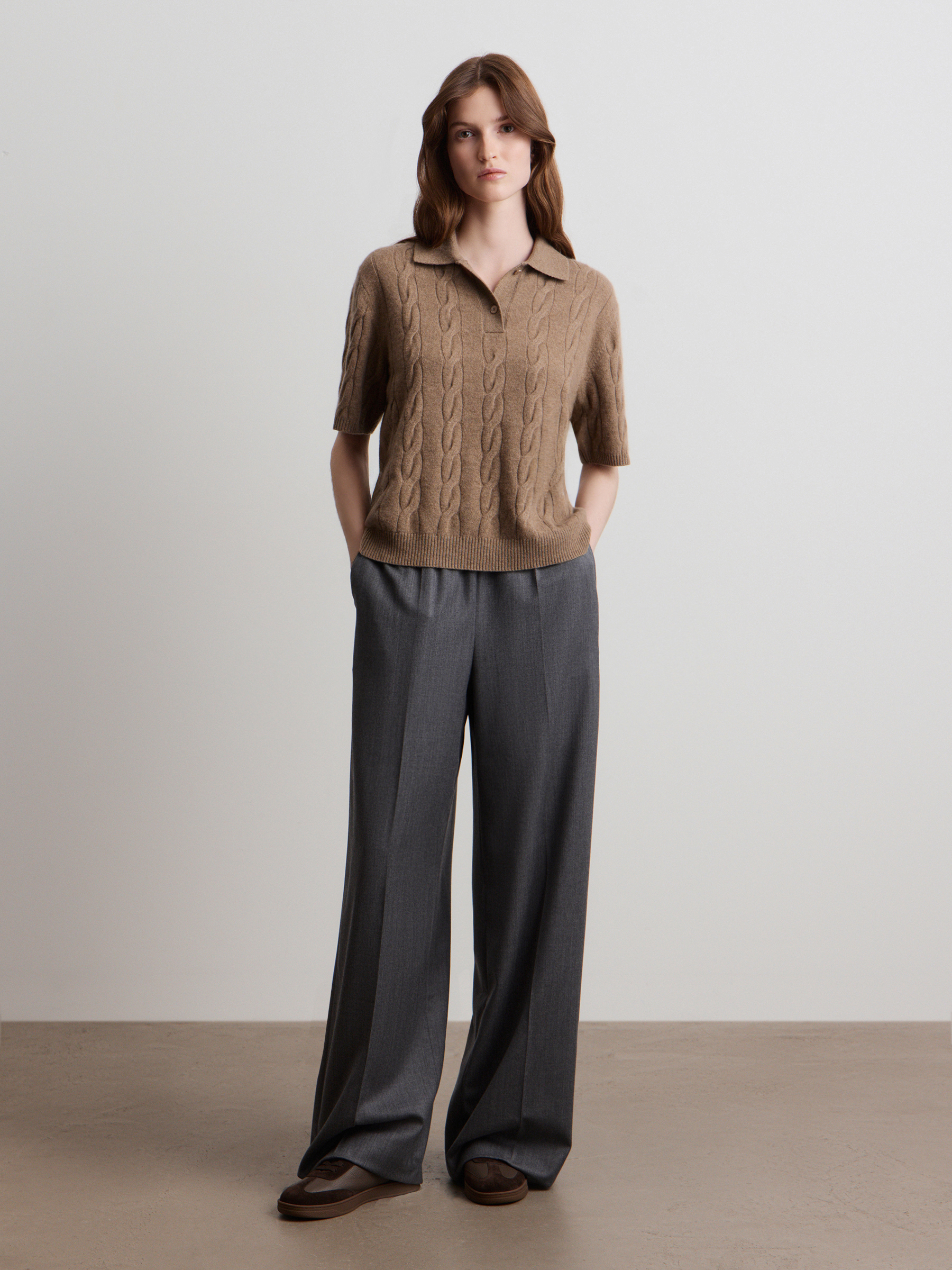 Брюки из мягкой шерсти