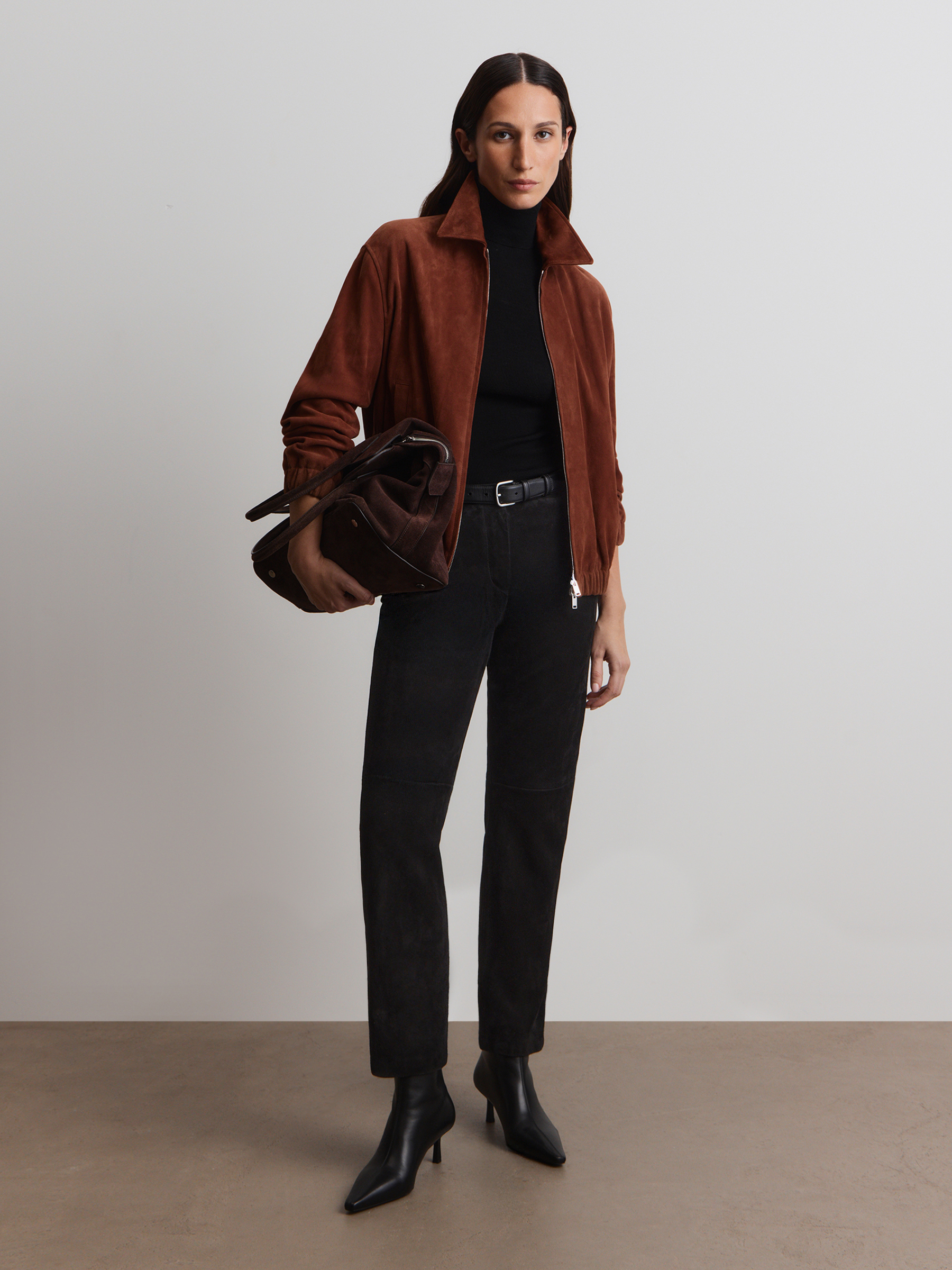 Брюки Suave из замши