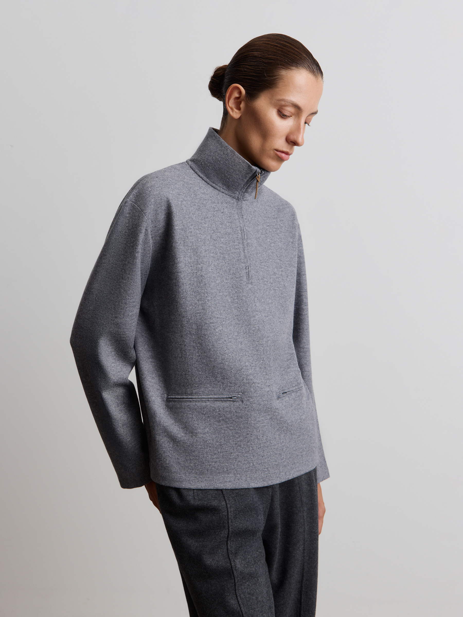 Толстовка из шерсти