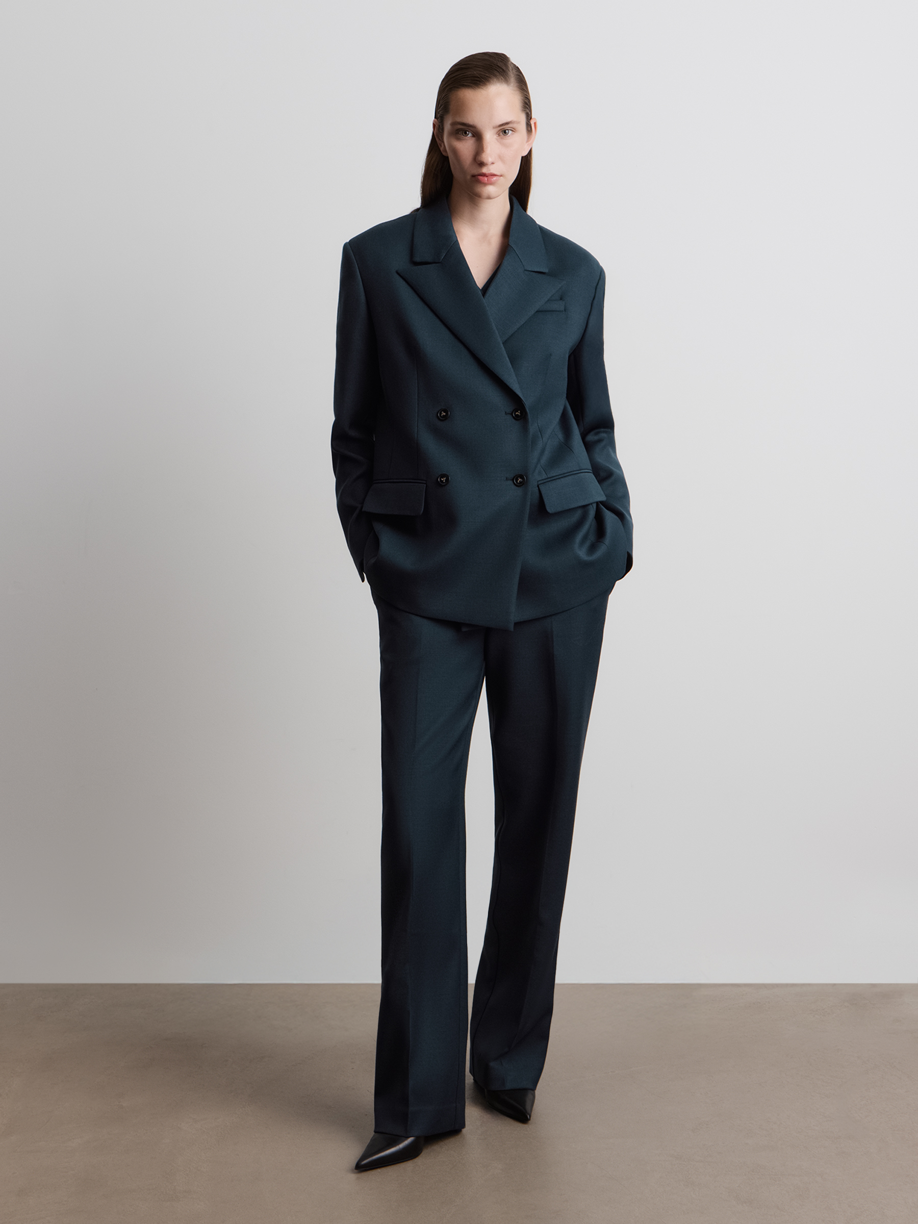 Брюки из шерсти