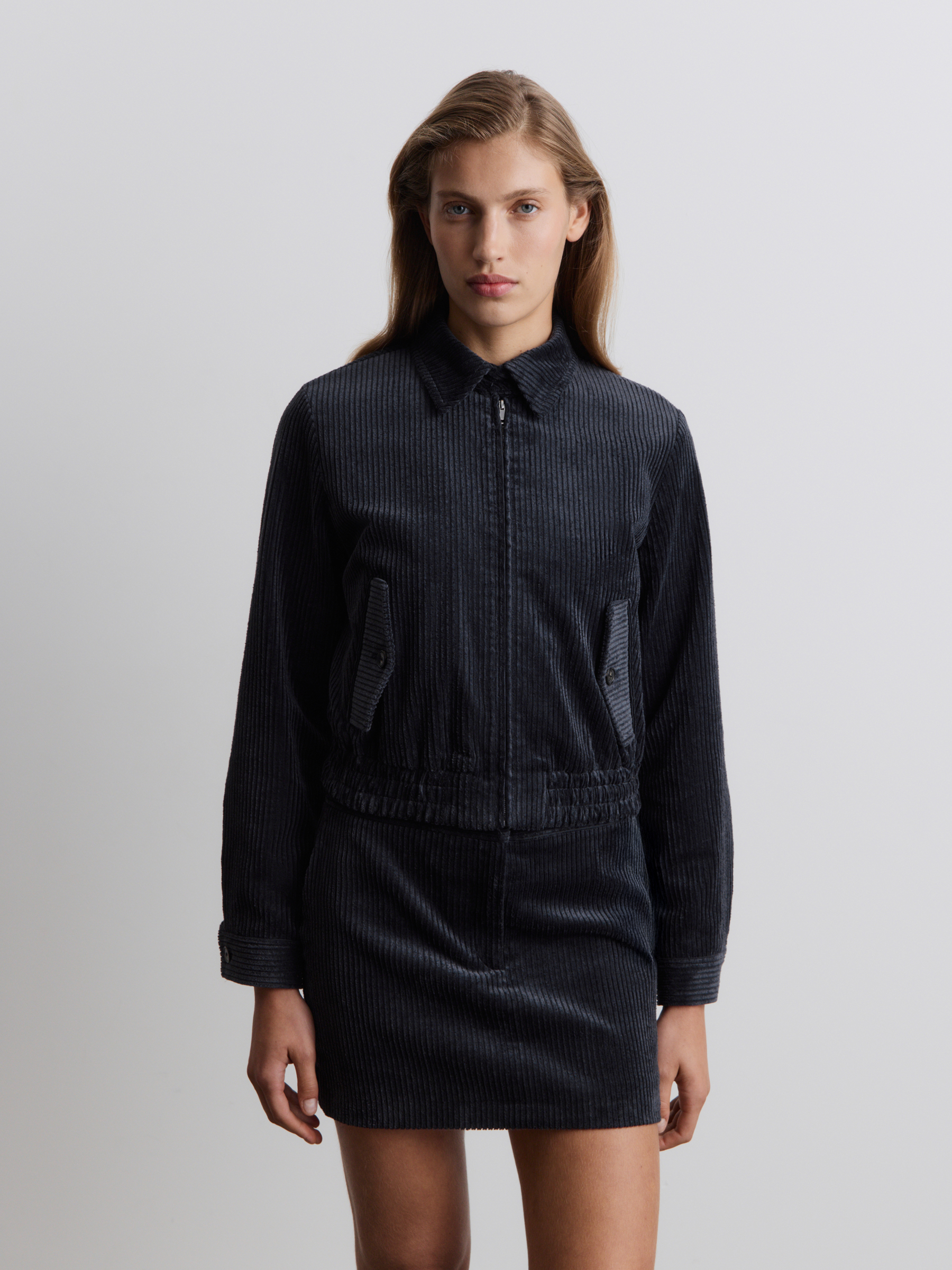 Бомбер из французского вельвета