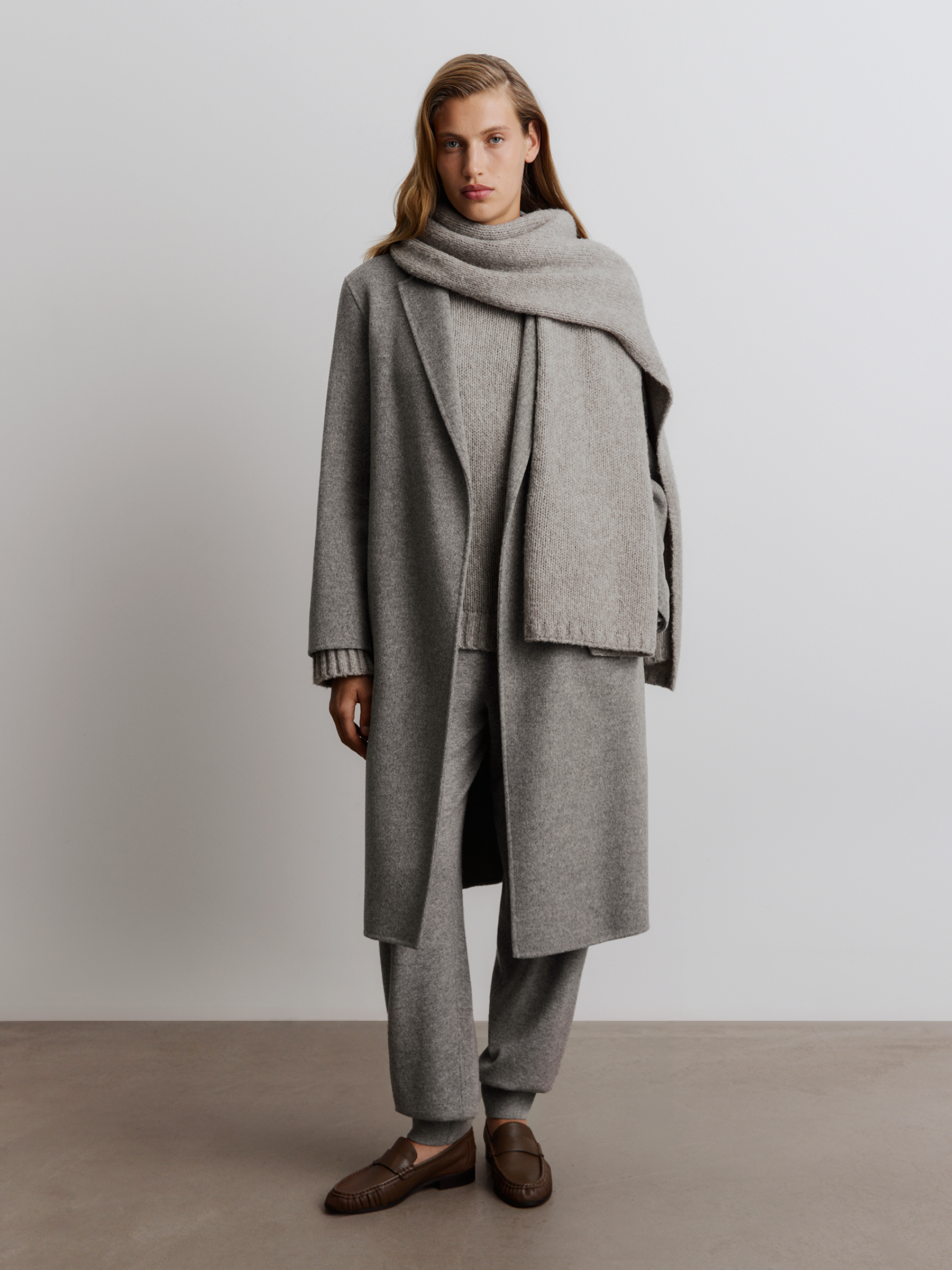 Пальто из шерсти мериноса