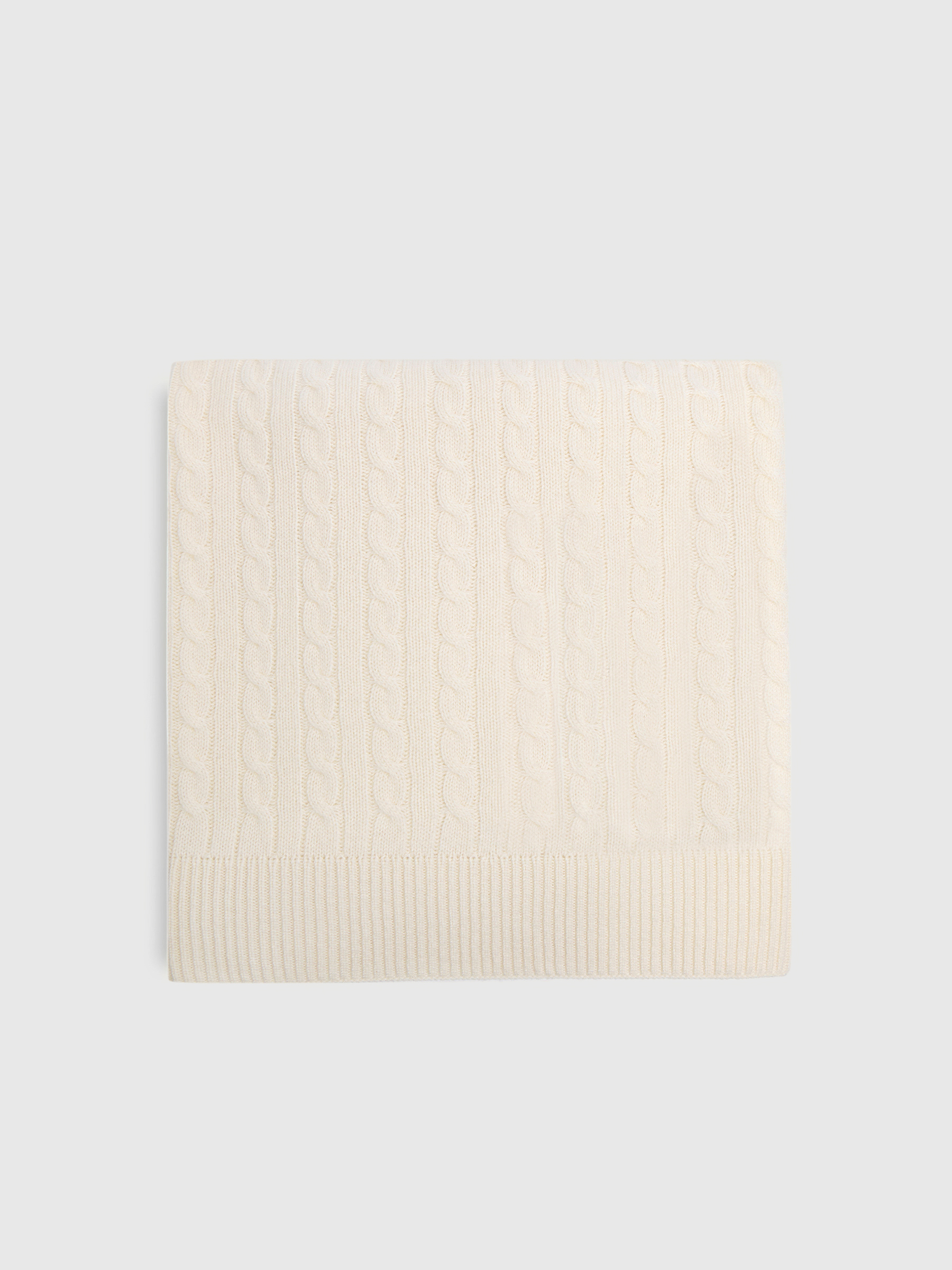 Плед из кашемира и шерсти