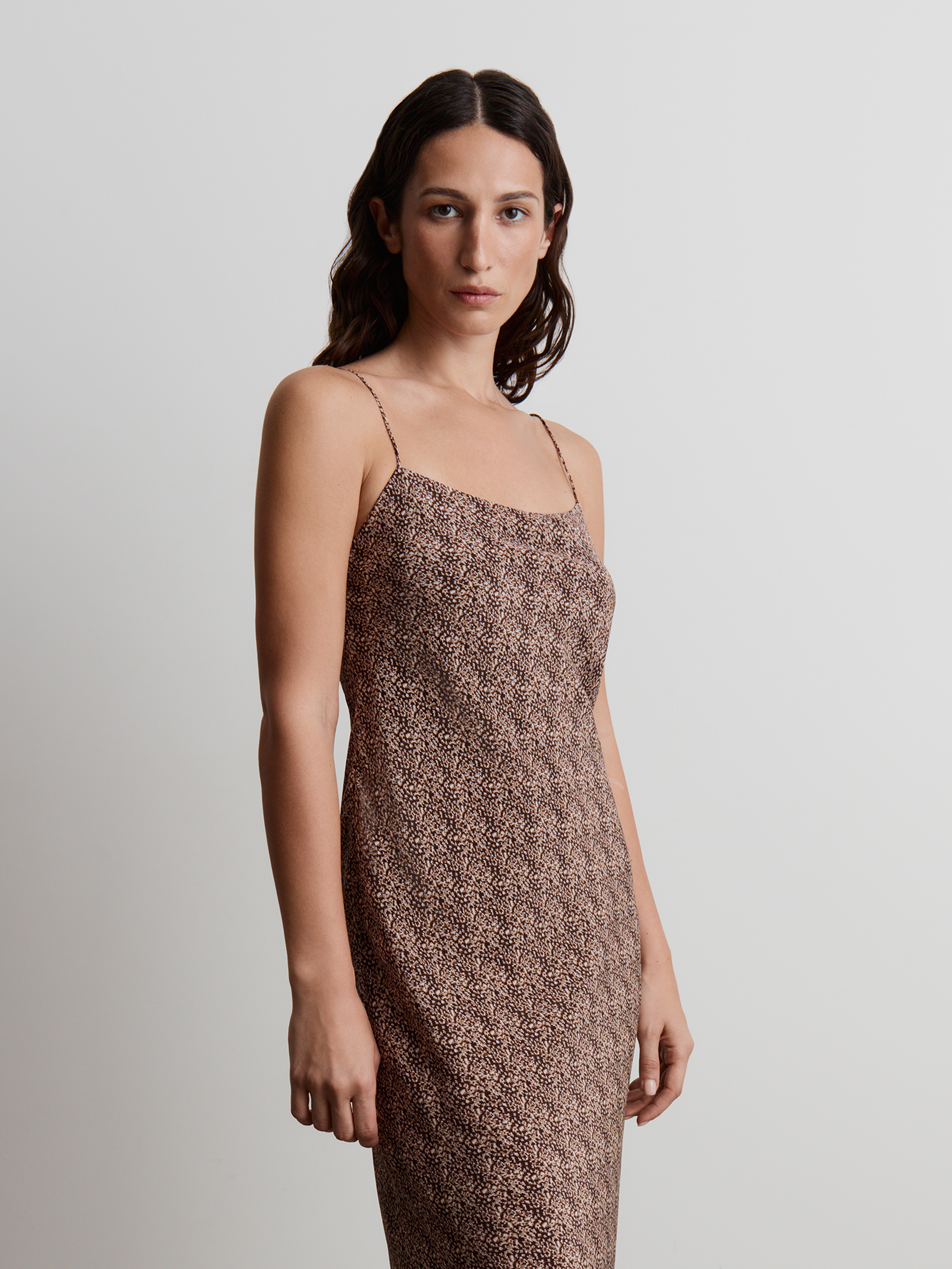 Платье из шелкового шифона