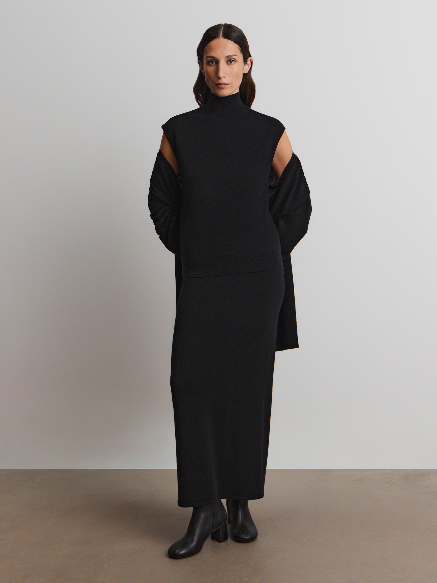 Юбка из шерсти и кашемира