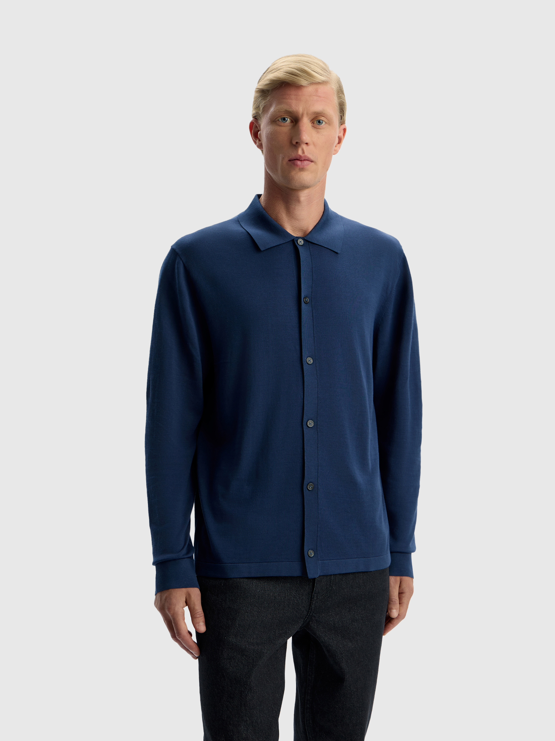 Рубашка из шелка и хлопка