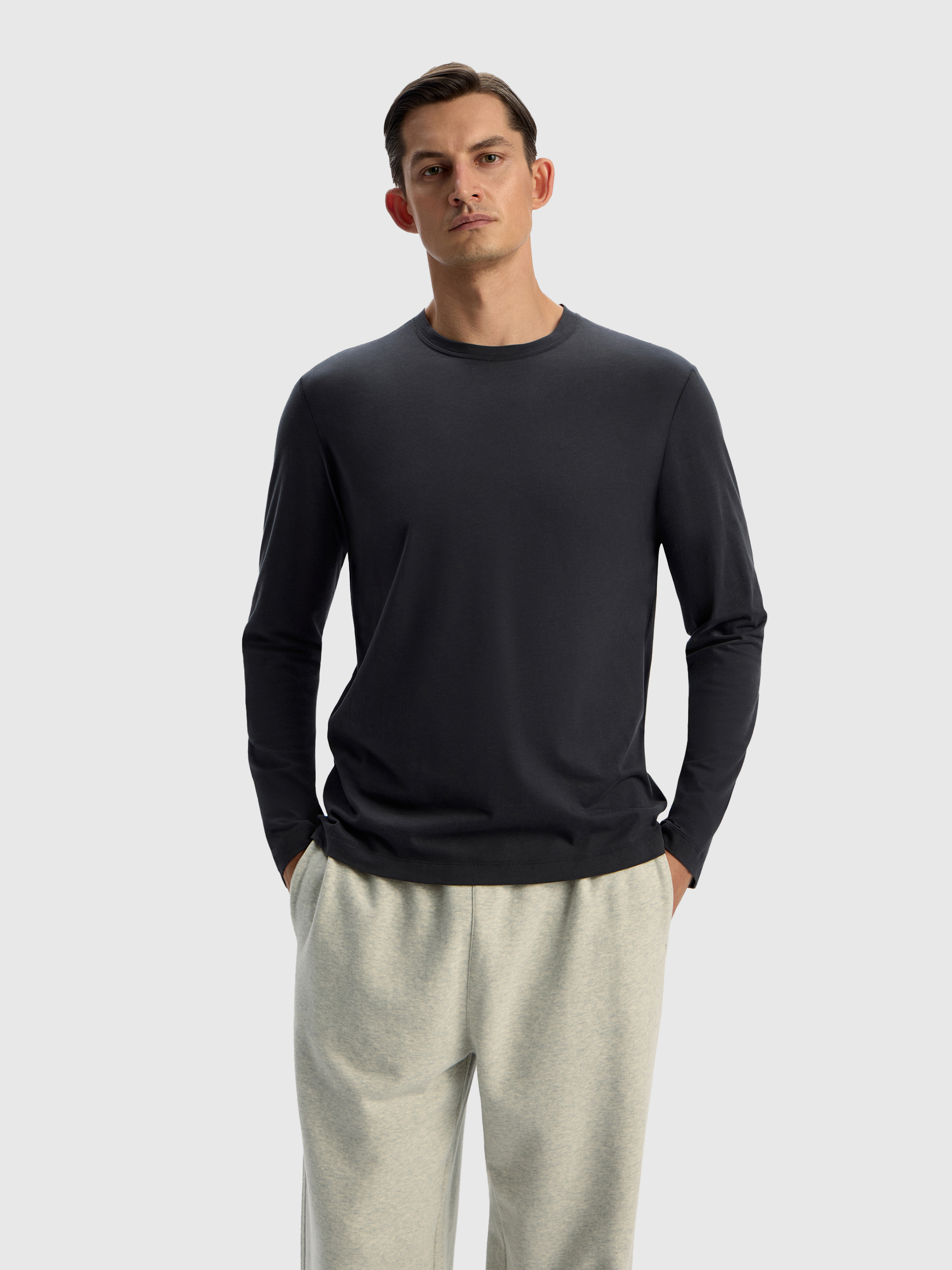 Лонгслив из хлопка Soft