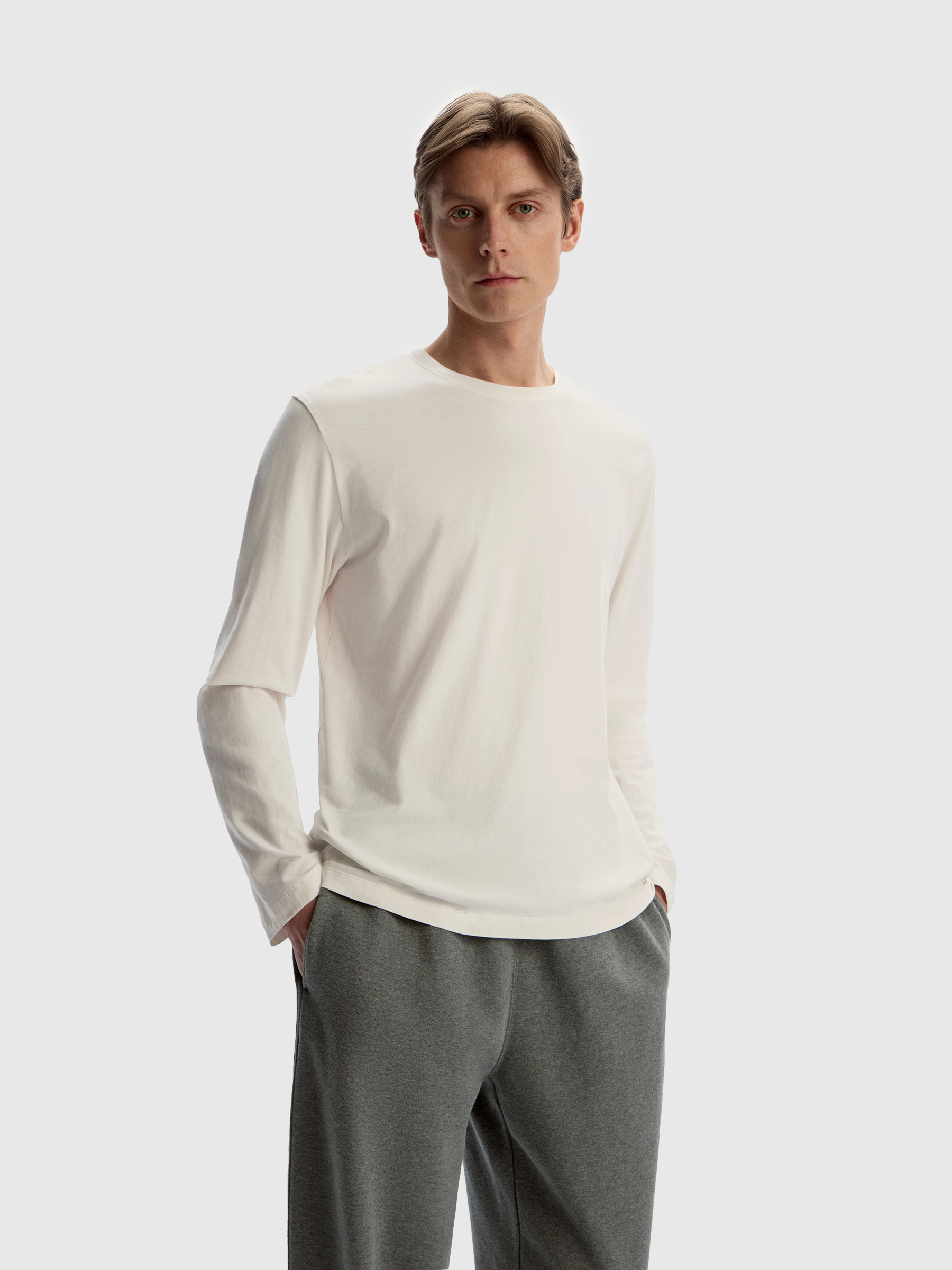 Лонгслив из хлопка Soft