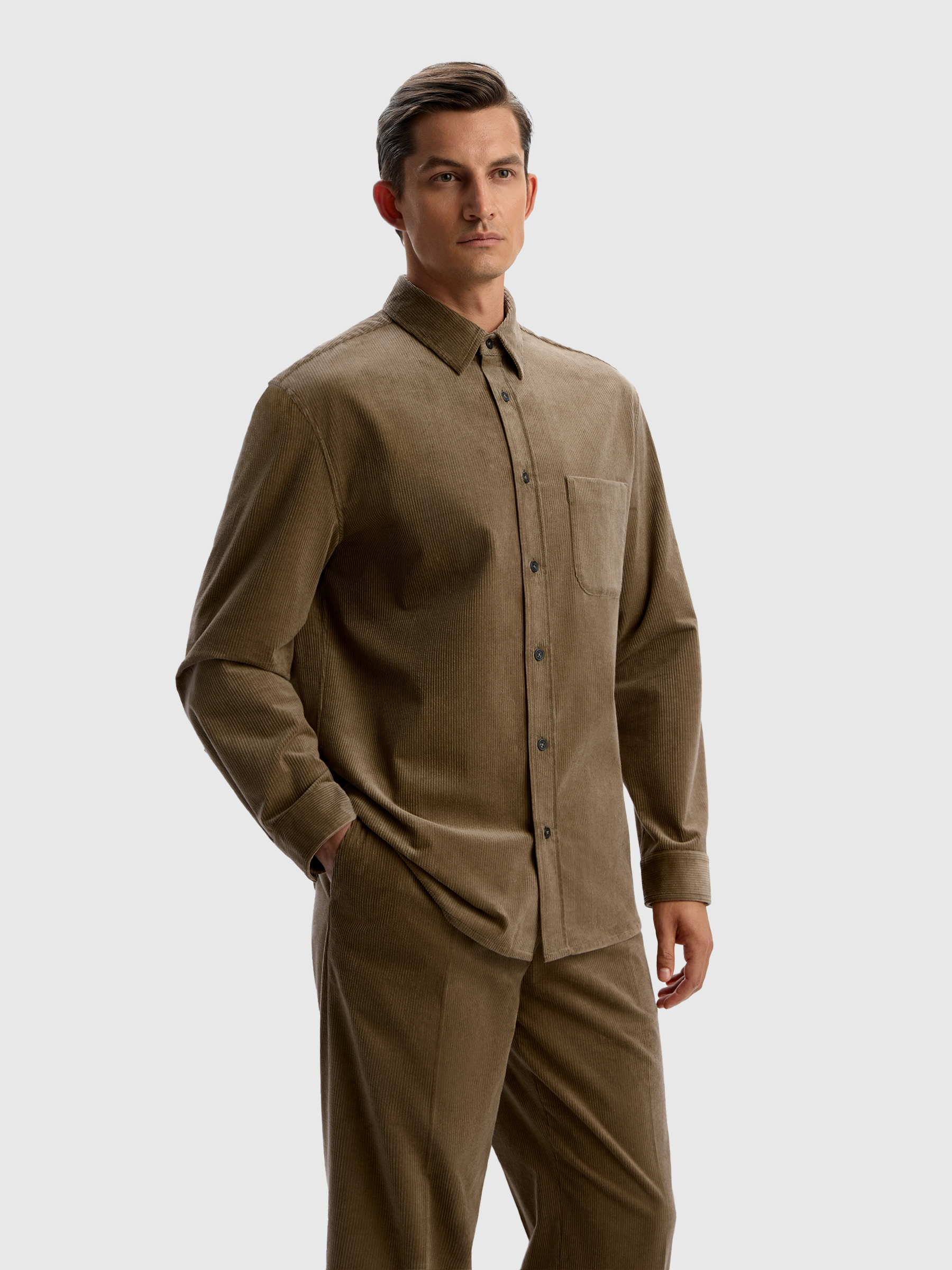 Рубашка из французского вельвета