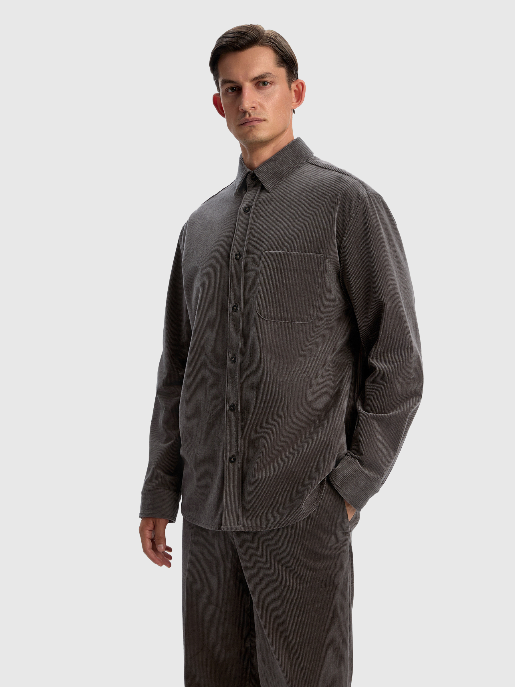 Рубашка из французского вельвета