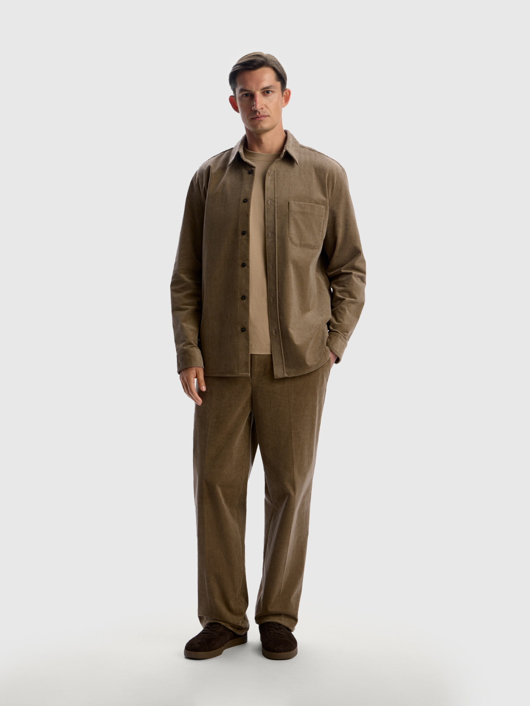 Брюки из французского вельвета