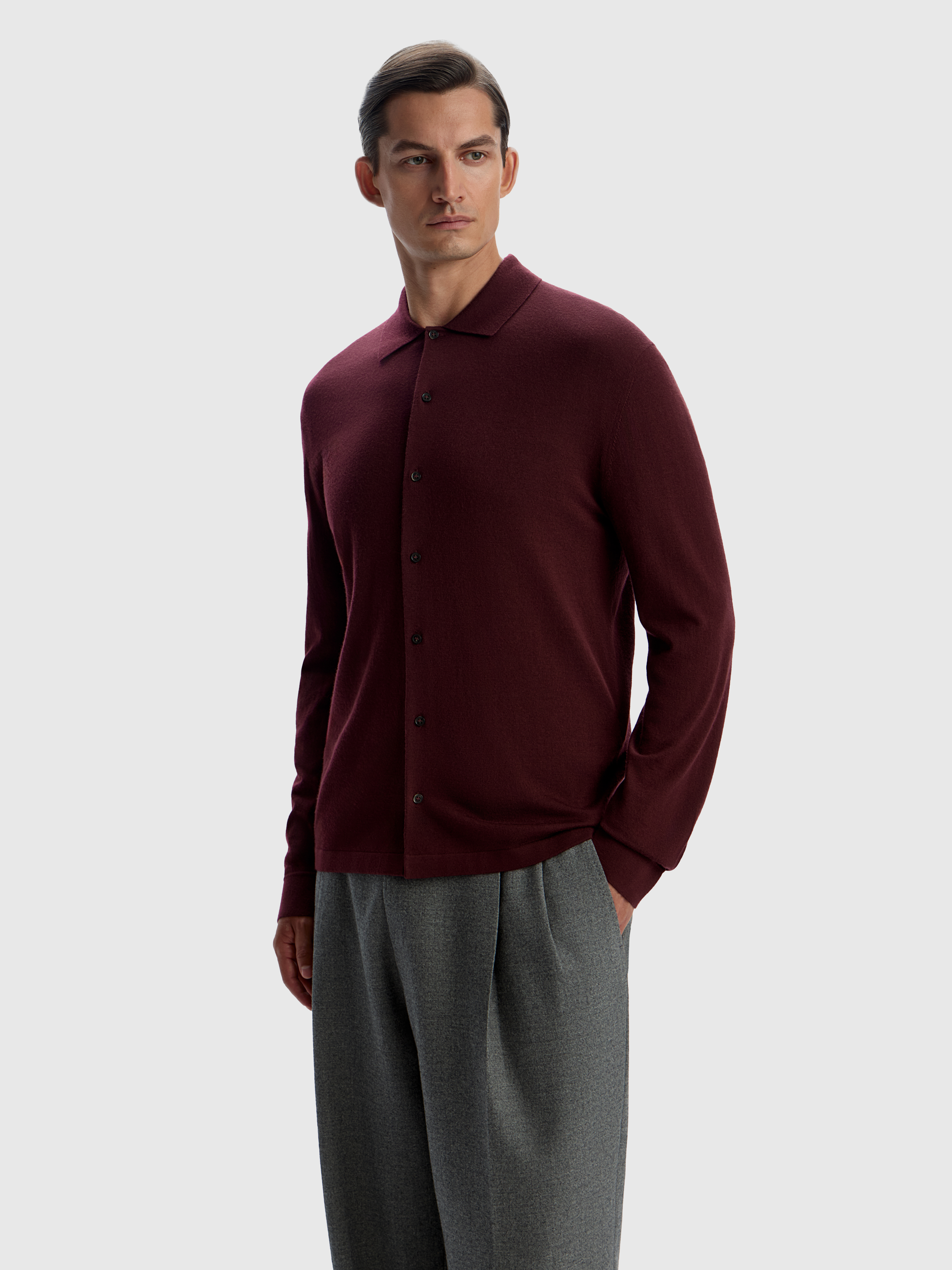 Рубашка из шерсти мериноса