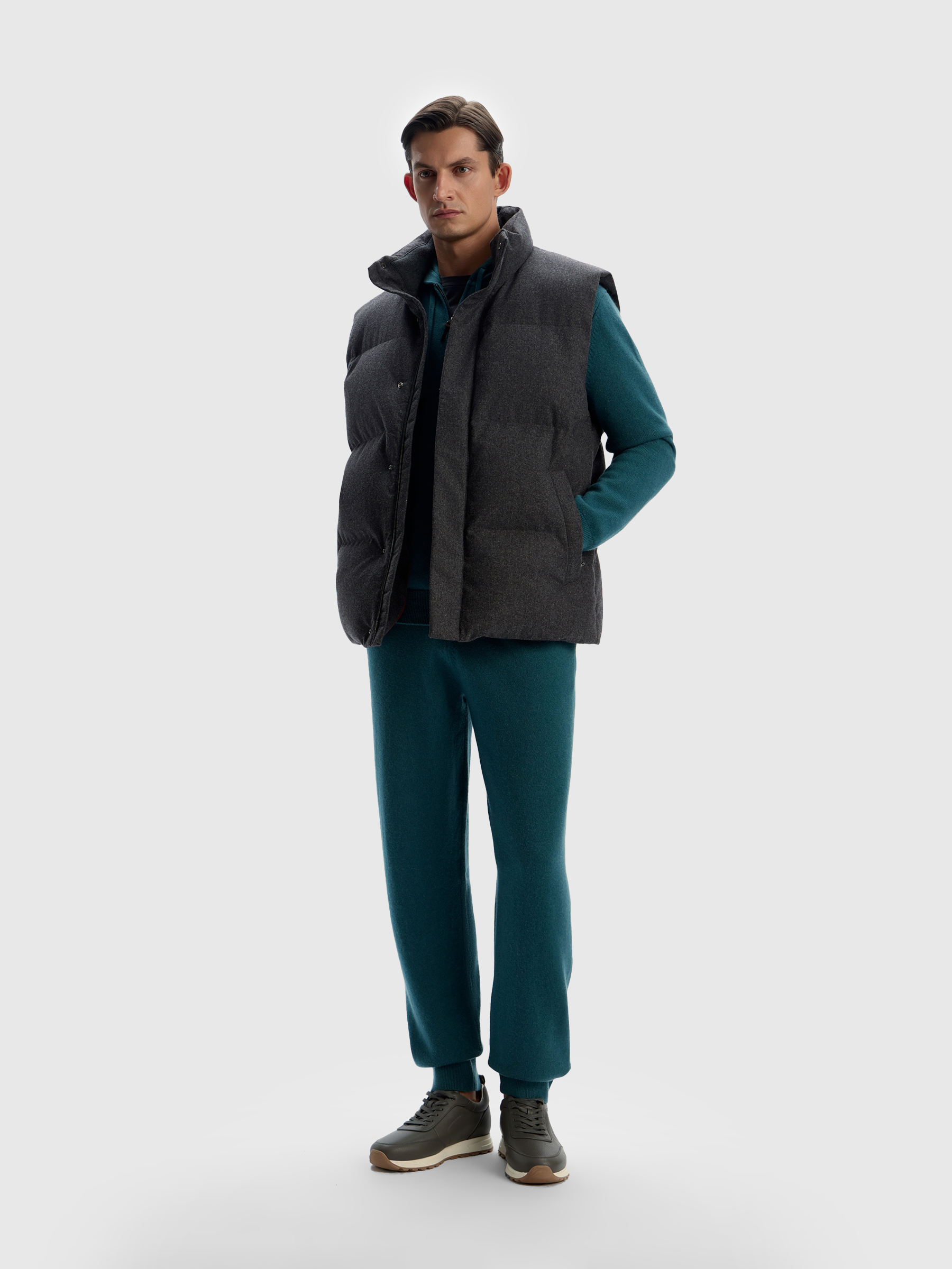 Брюки из шерсти и кашемира