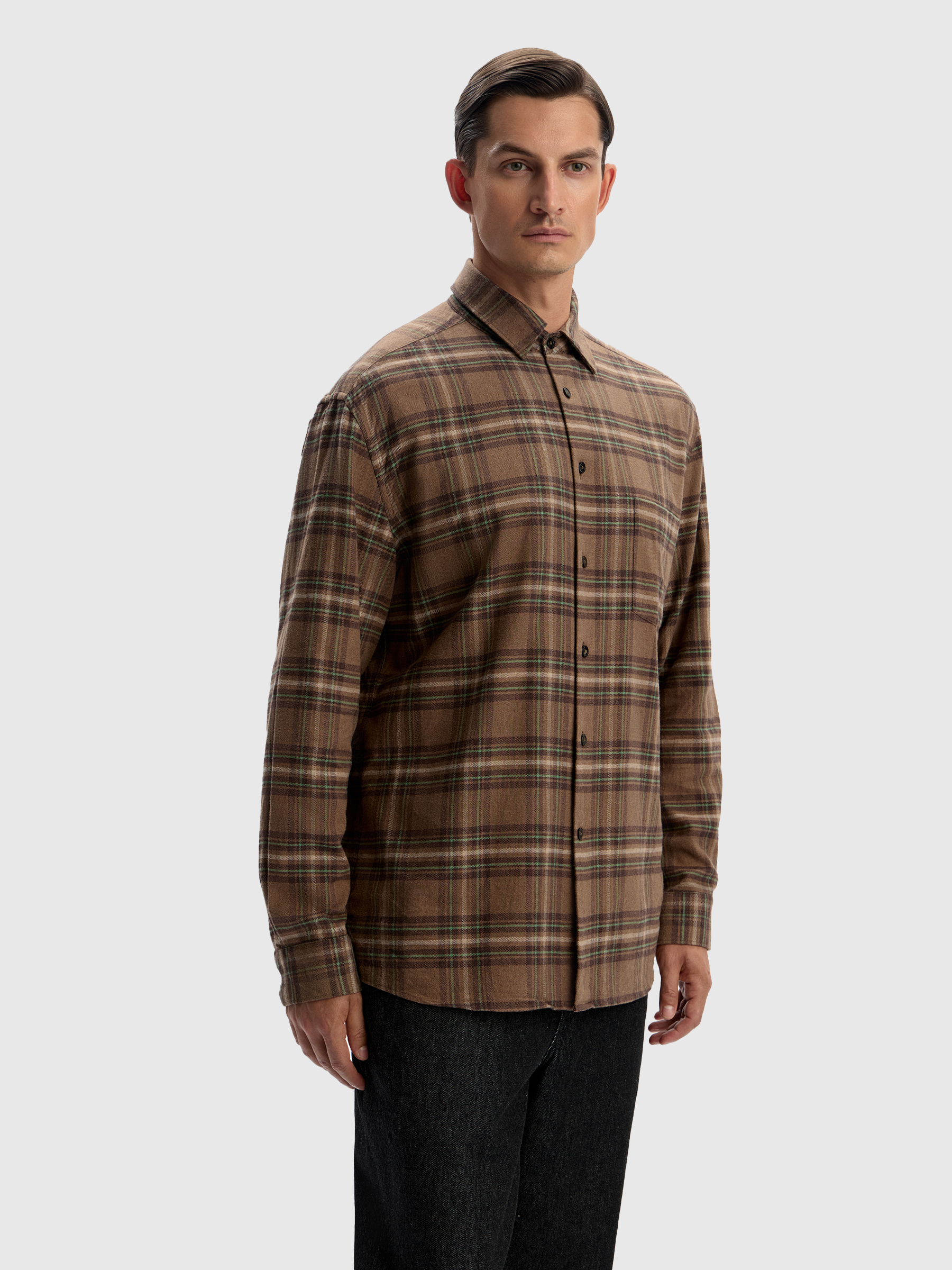 Рубашка из фланели